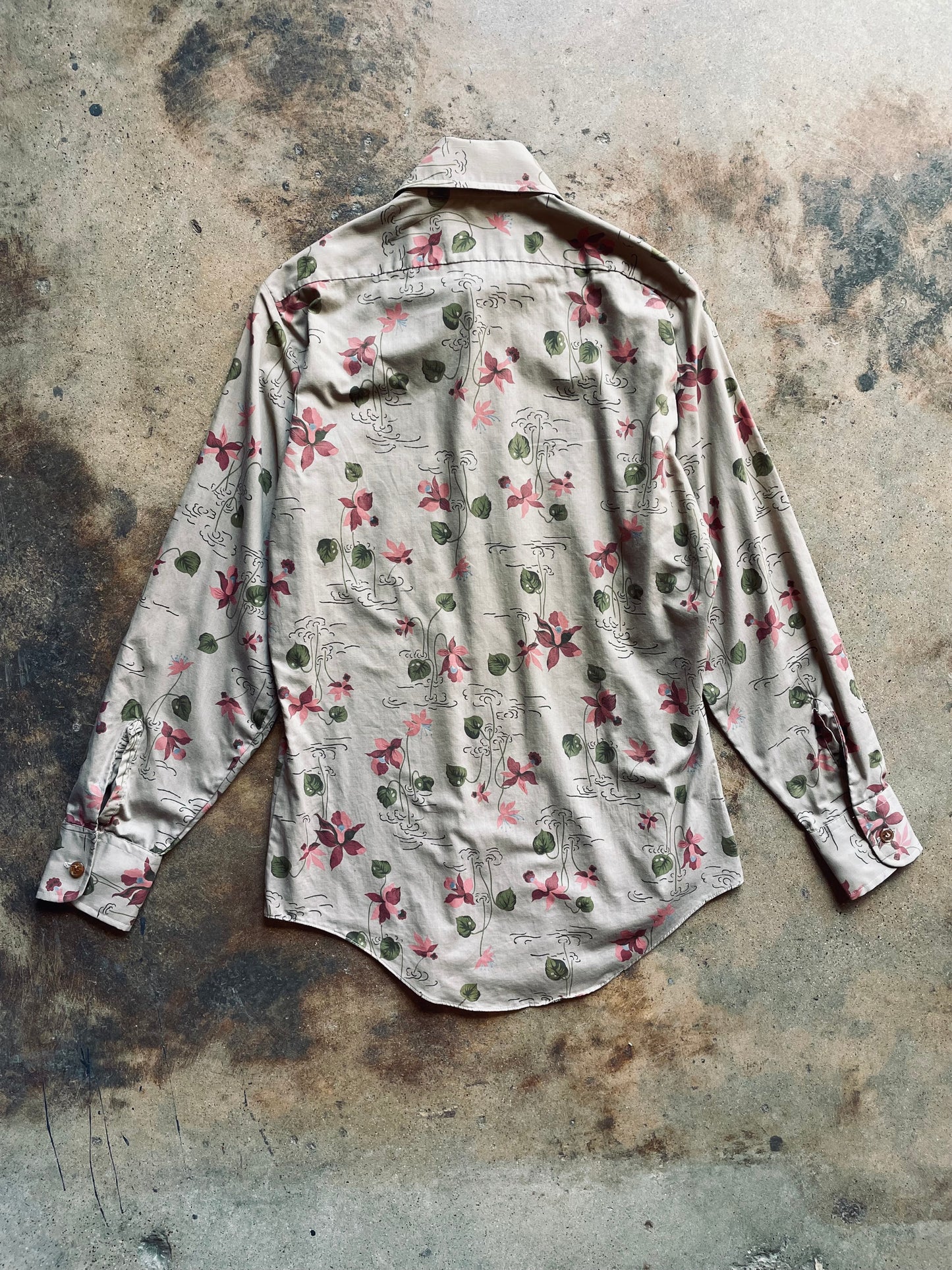 1970’s National Coast to Coast Floral Shirt | Small