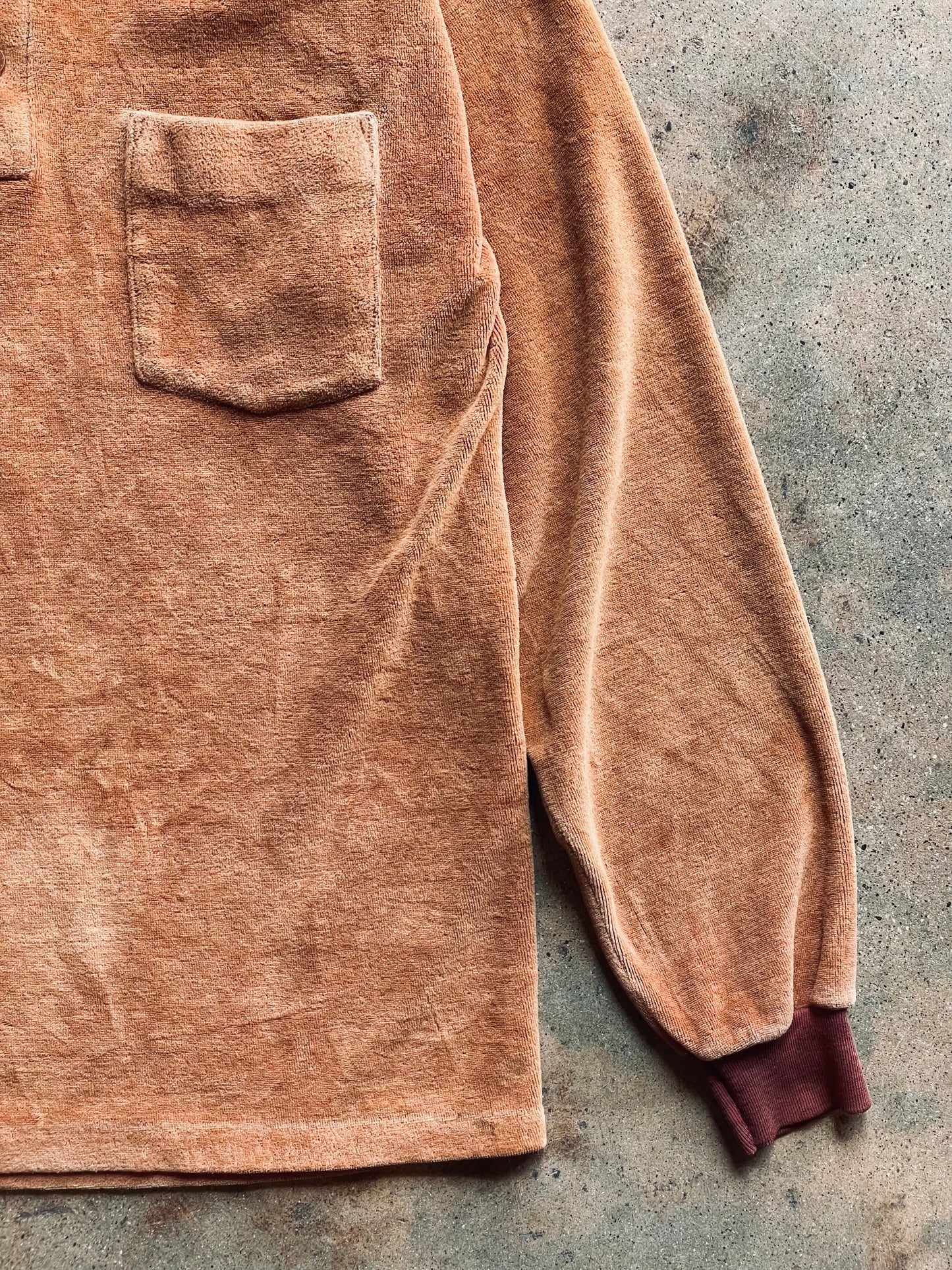 1980’s Campus Velour Polo | Medium