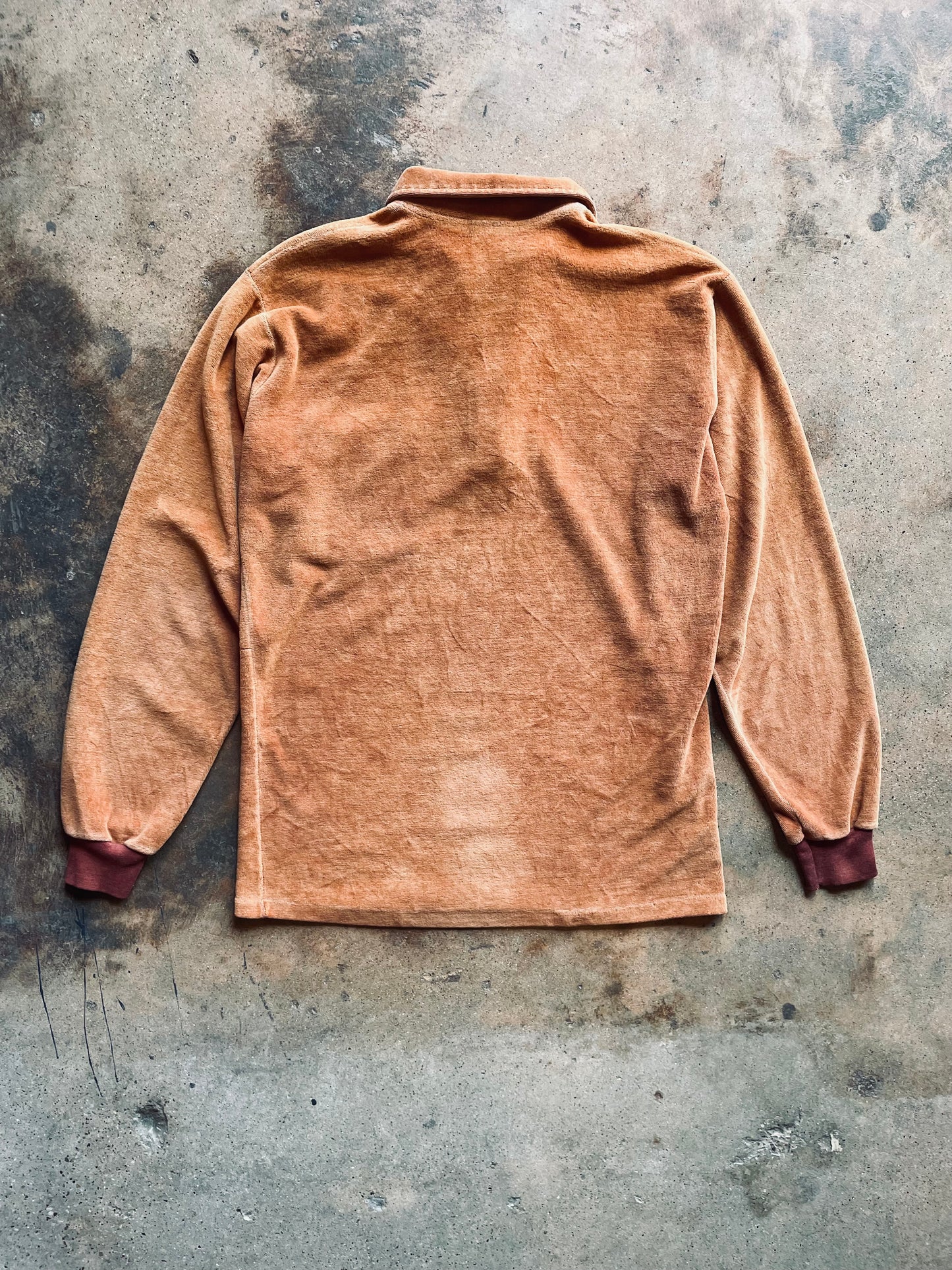 1980’s Campus Velour Polo | Medium