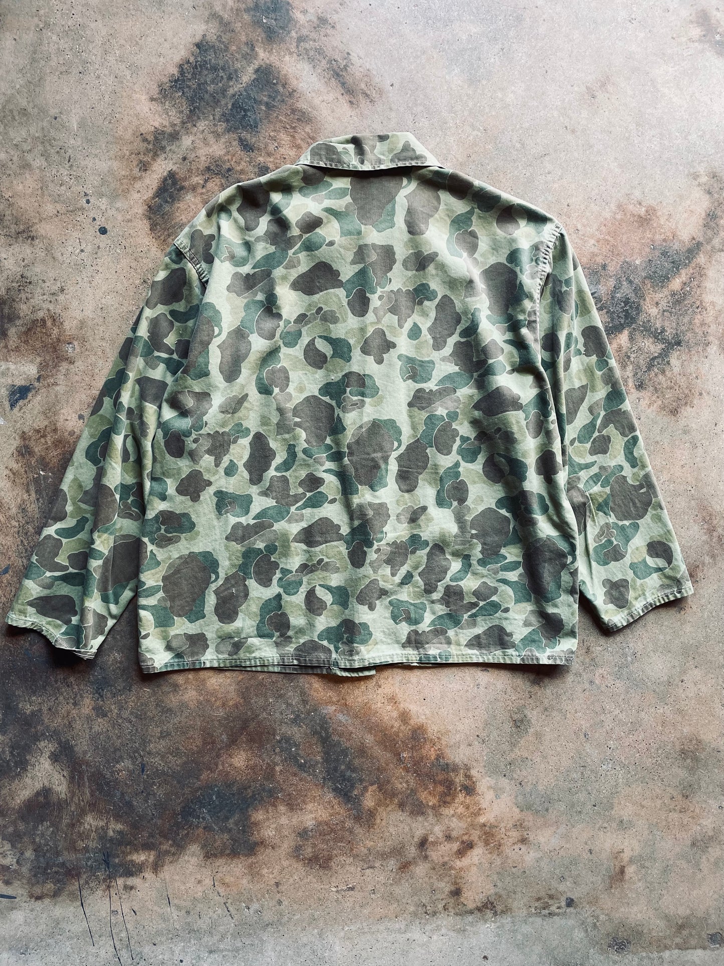 1950’s-60’s Military Frog Skin Field Jacket w/ 13 Star Buttons | X-Large