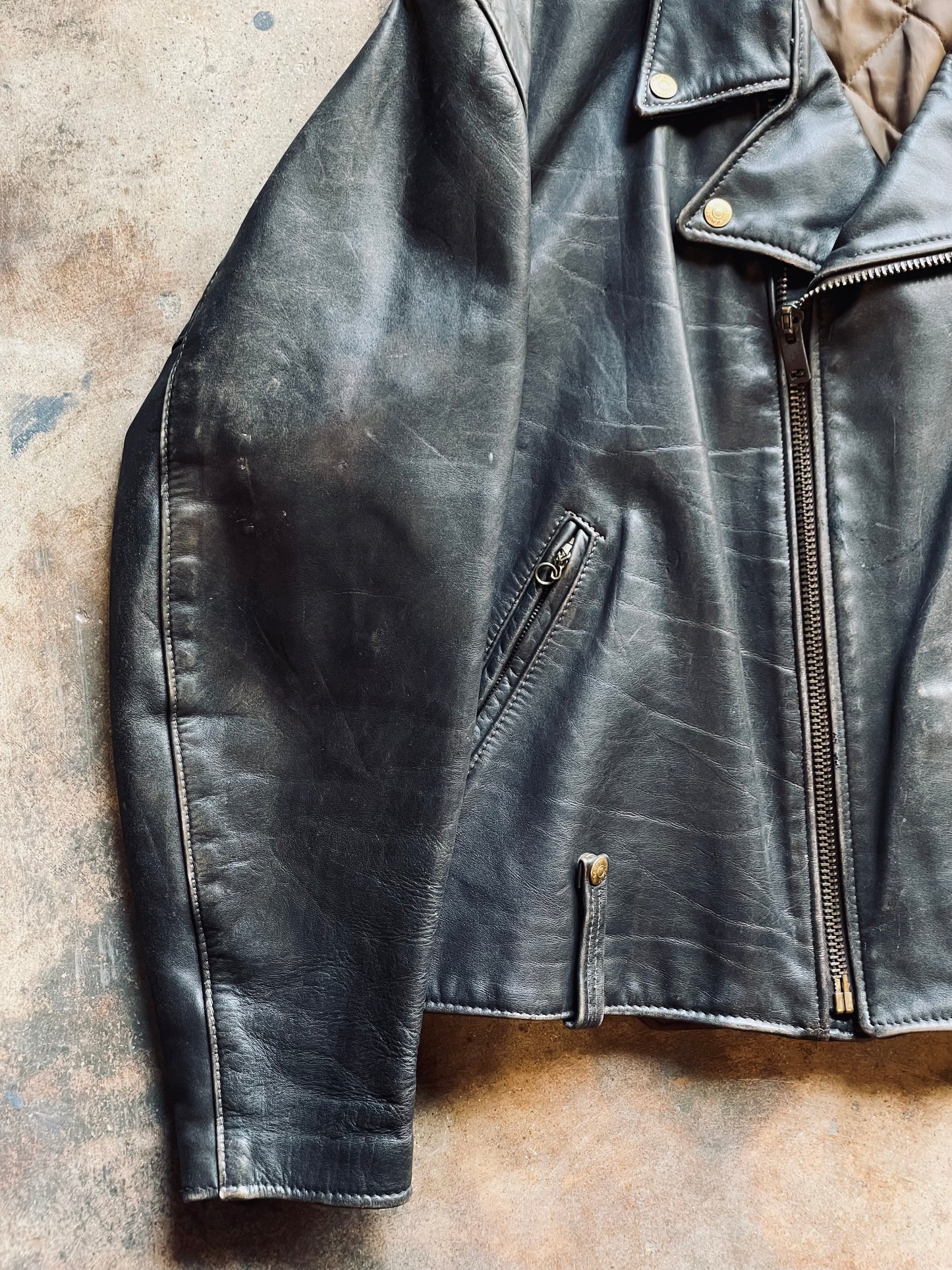 Vintage Schott NYC Perfecto Leather Jacket | 48