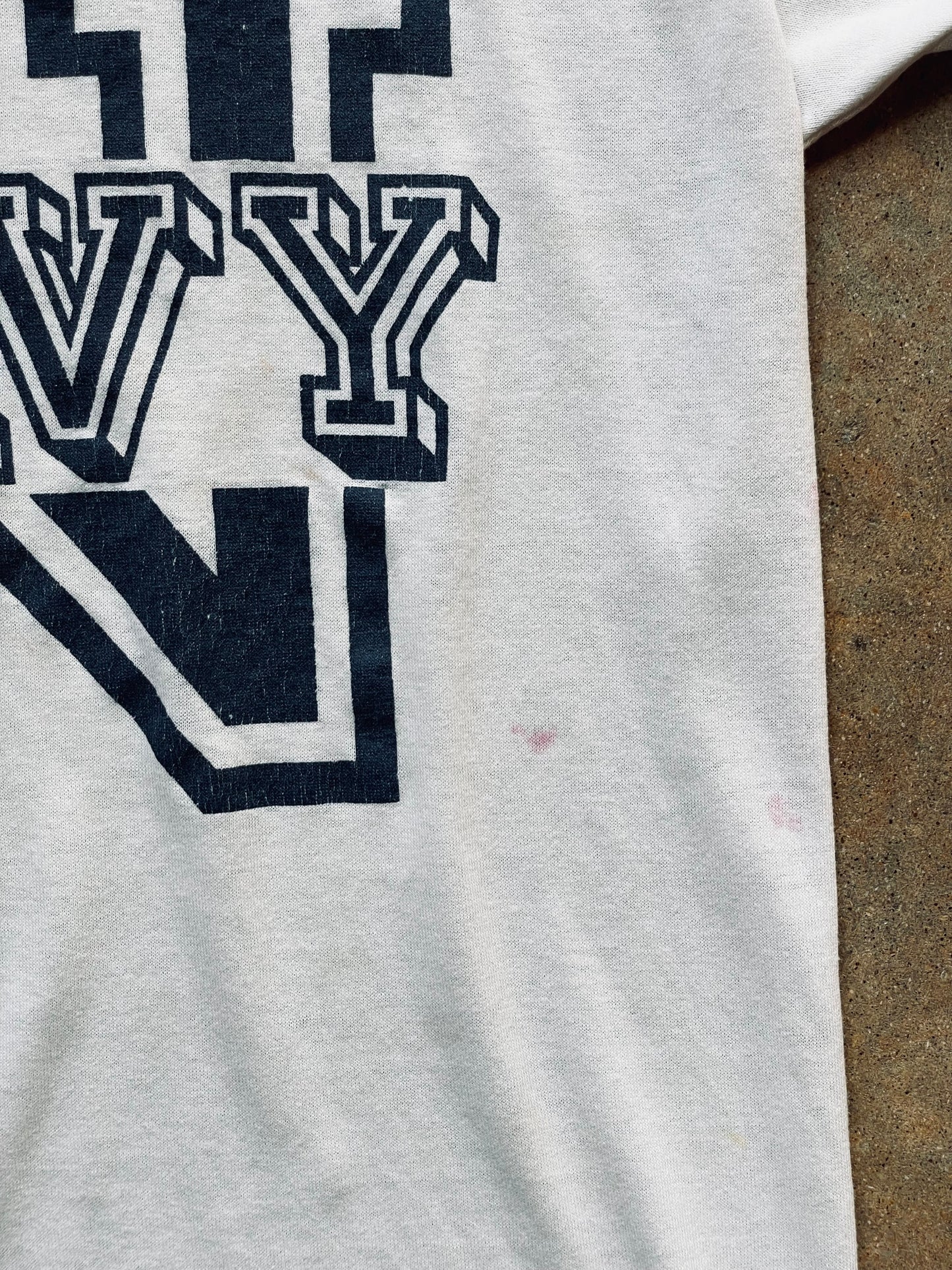 1980’s Navy Ringer Tee | Small