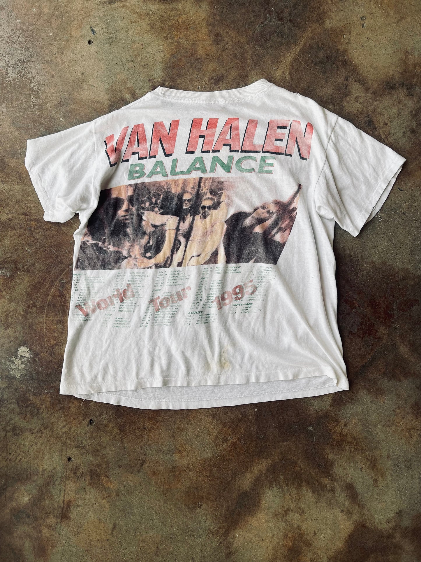 1995 Van Halen “Balance” World Tour Tee | X-Large