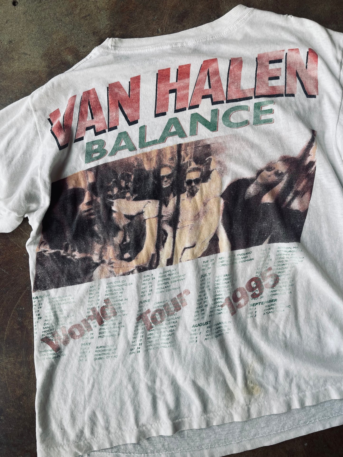1995 Van Halen “Balance” World Tour Tee | X-Large