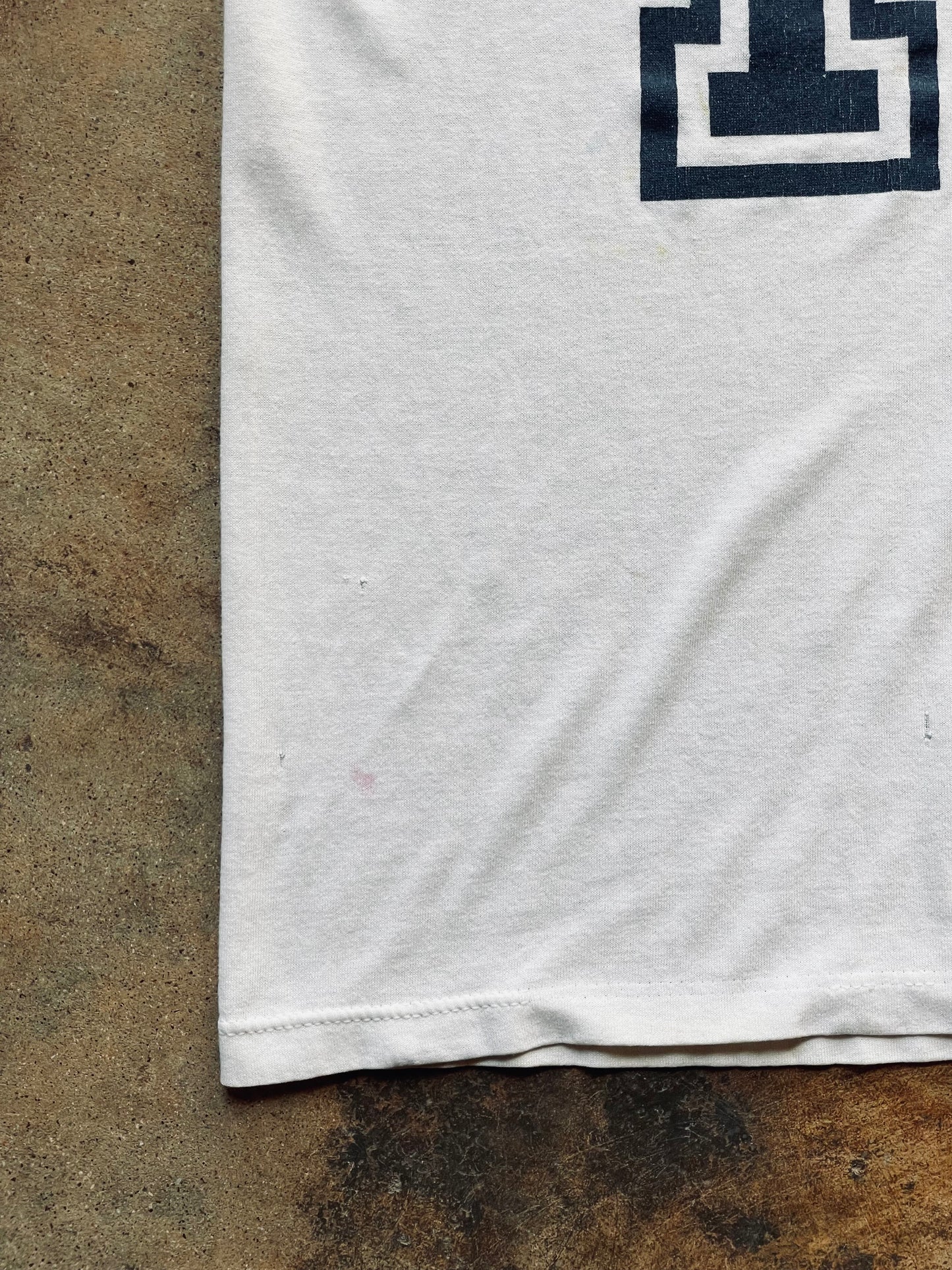 1980’s Navy Ringer Tee | Small