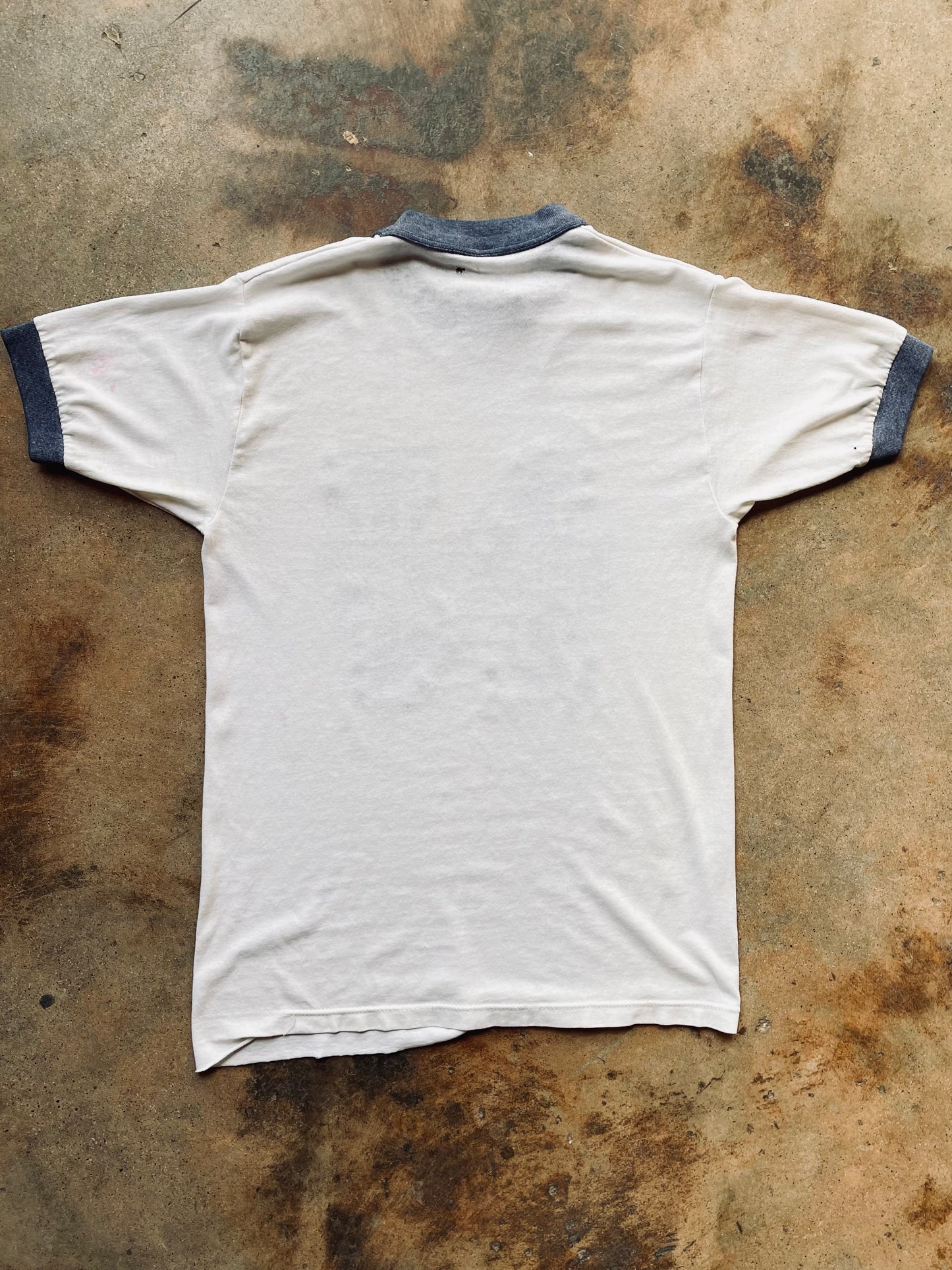 1980’s Navy Ringer Tee | Small
