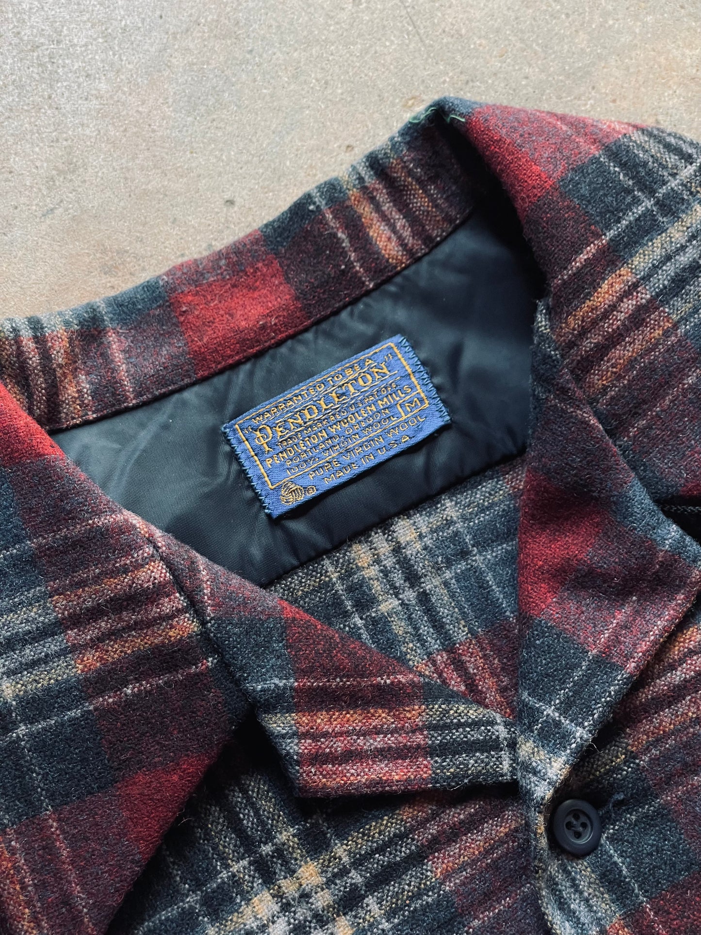 1950’s Pendleton Board Shirt | Medium