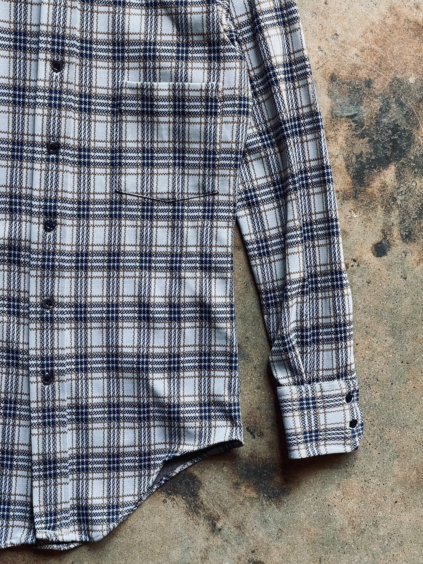 1970’s Wrangler Plaid Shirt | Small