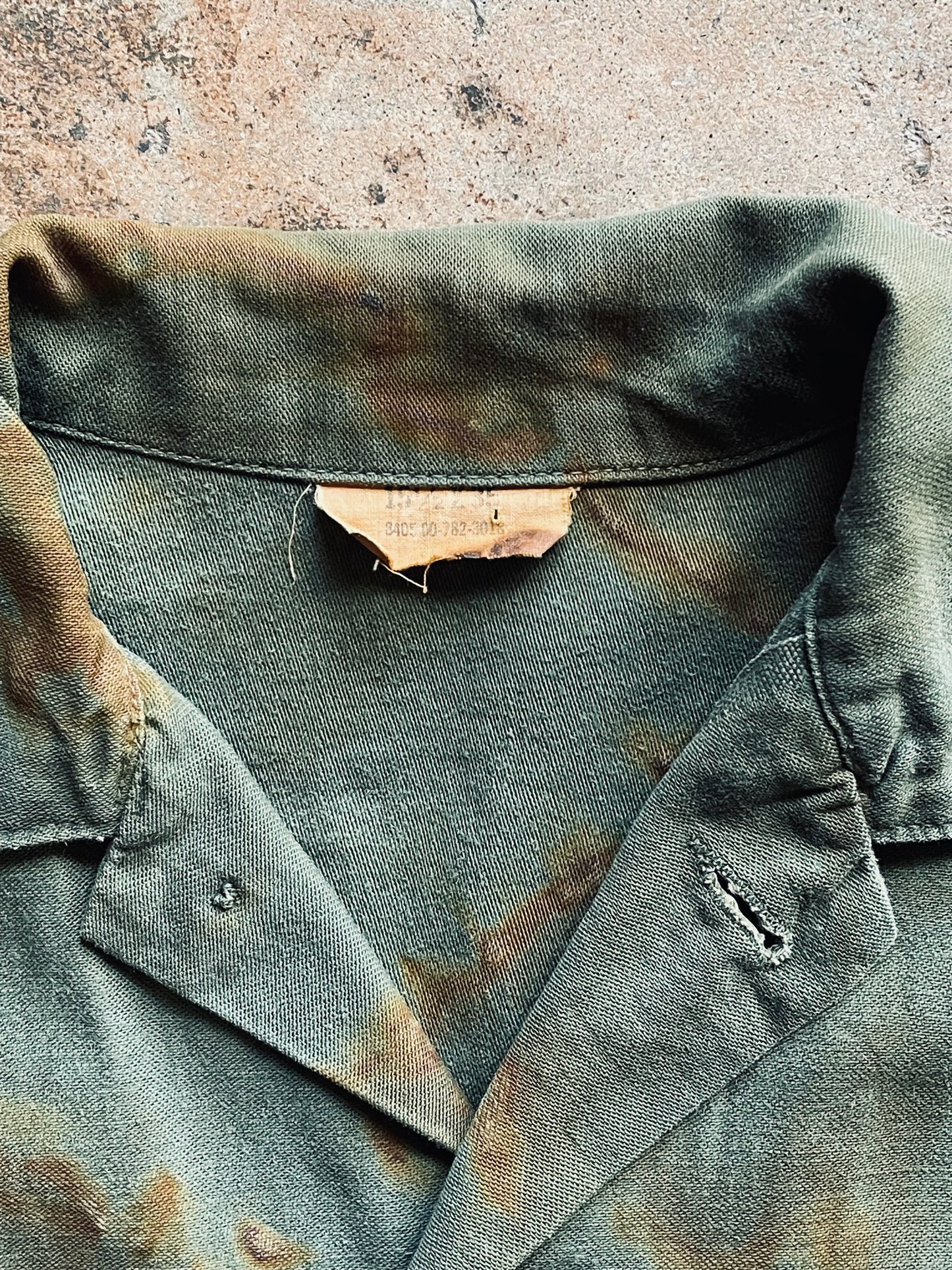 Vintage U.S. Military Sateen Shirt | Medium