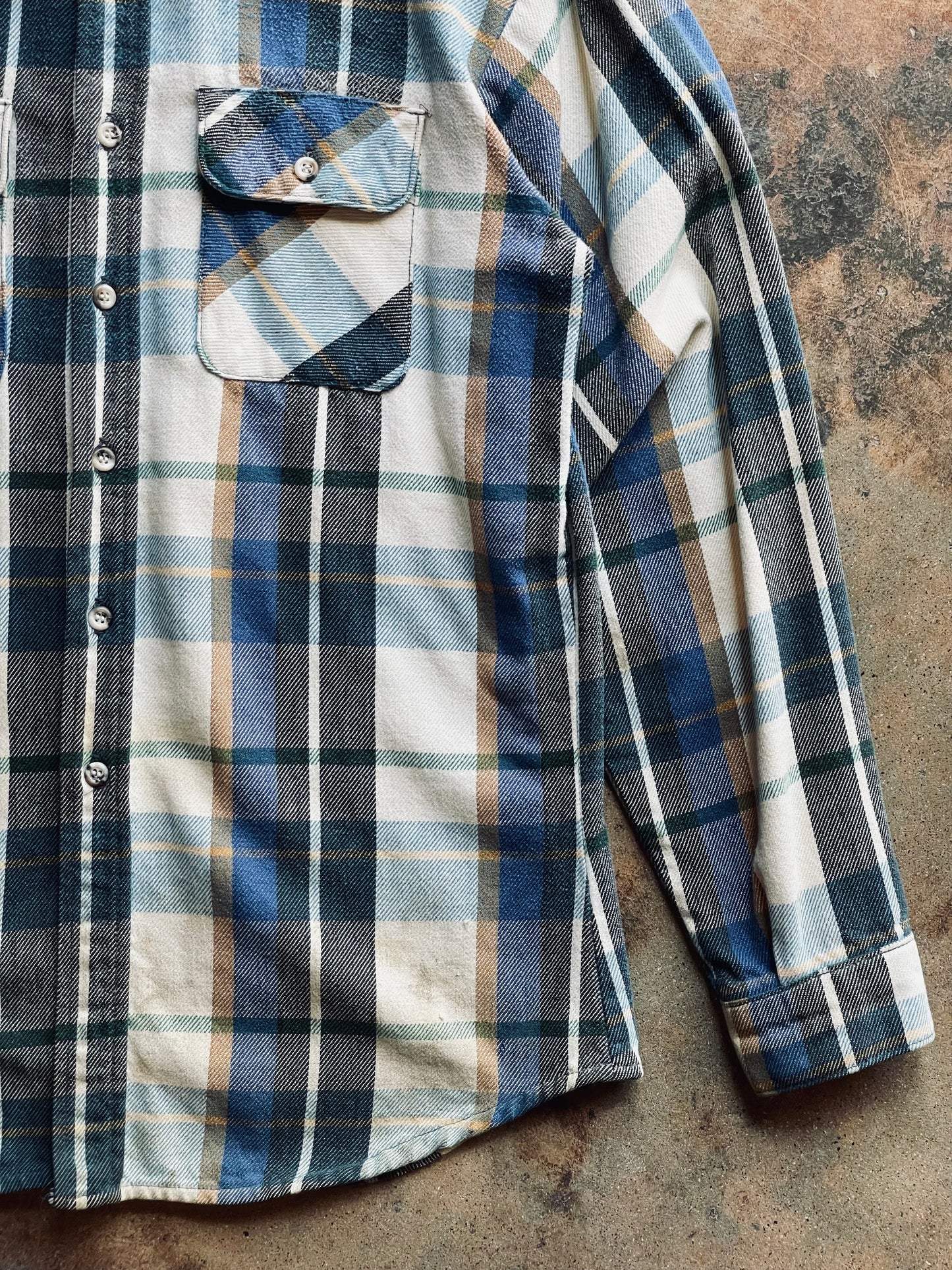 Vintage Five Brother Flannel Shirt | Large