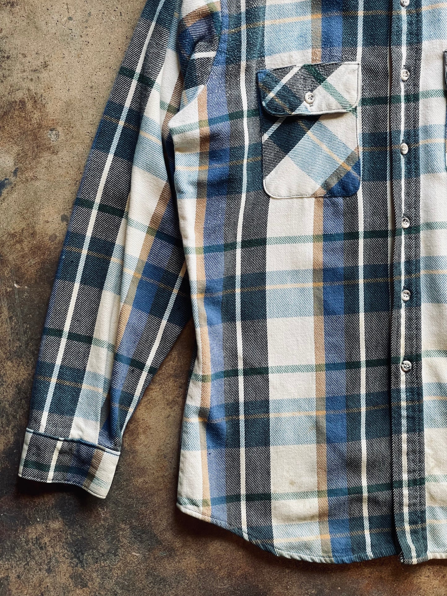Vintage Five Brother Flannel Shirt | Large