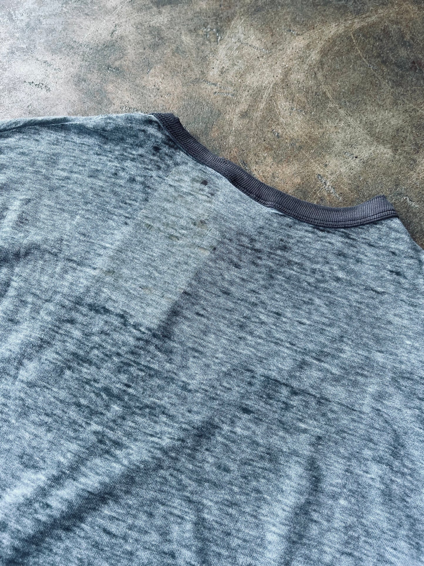 1980’s Hanes “Allied” Ringer Tee | Large