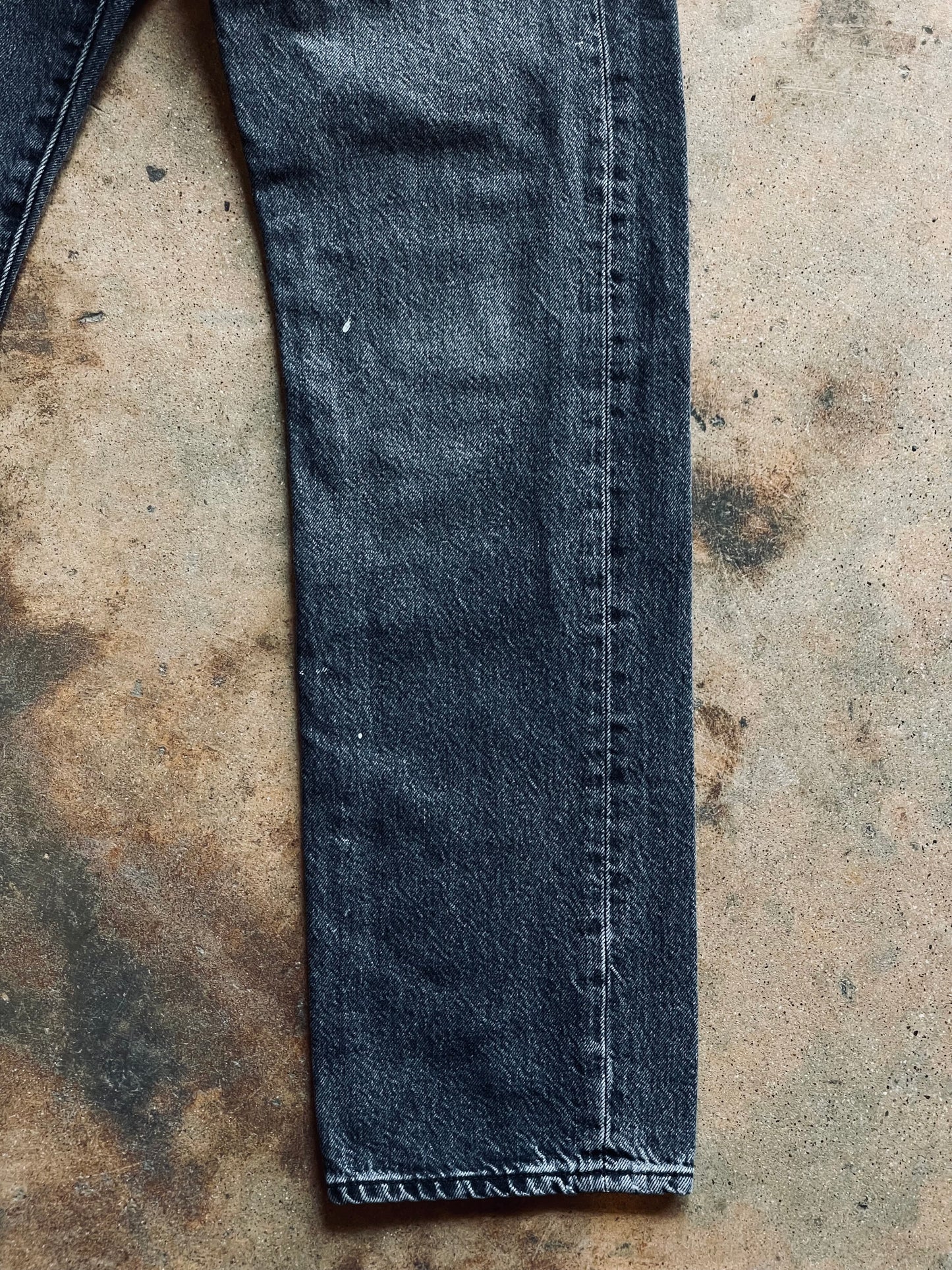 Vintage Levi’s 501 Washed Black Denim | 30x30