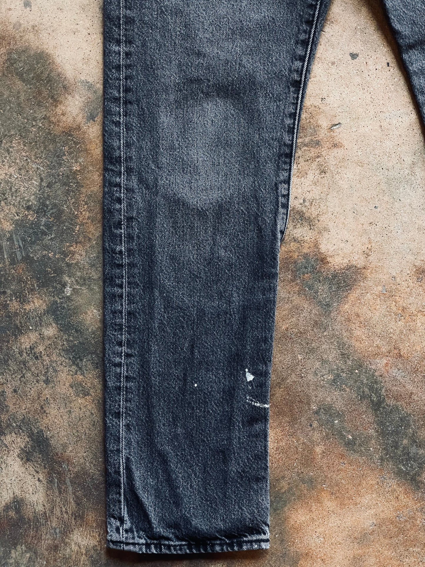 Vintage Levi’s 501 Washed Black Denim | 30x30