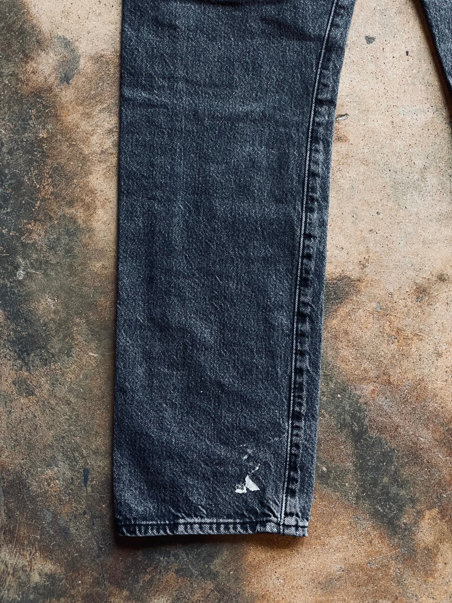 Vintage Levi’s 501 Washed Black Denim | 30x30