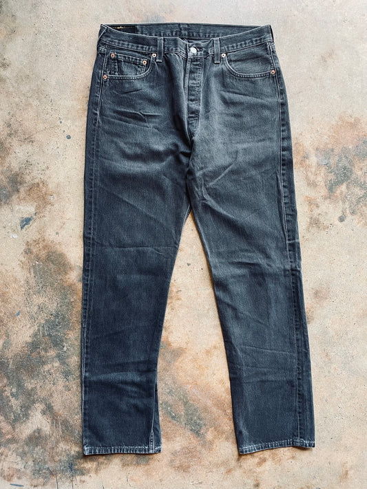 1999 Levi’s 501 Washed Black Denim | 35x34