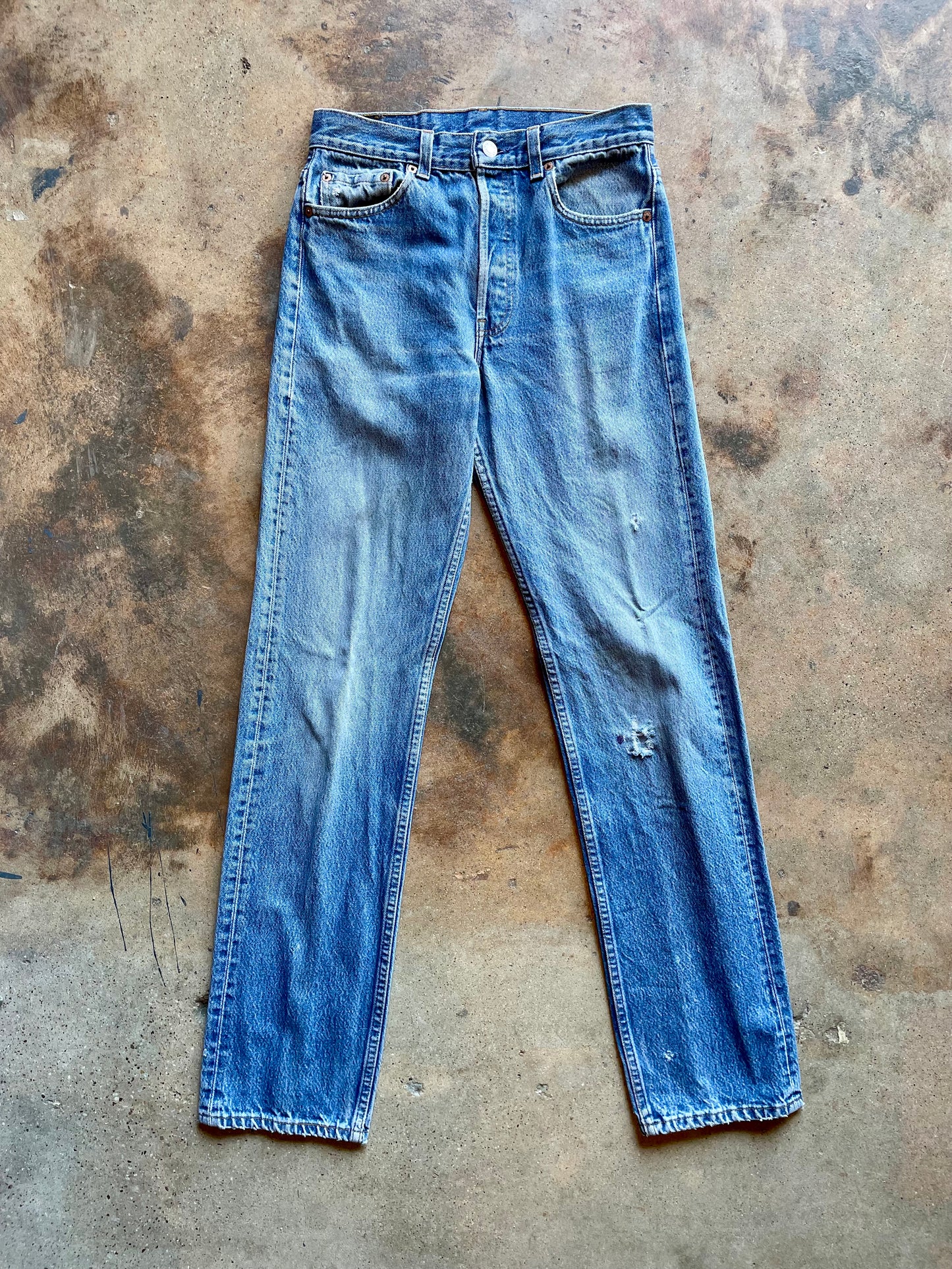 1980’s Levi’s 501 Button Fly Denim | 28x33