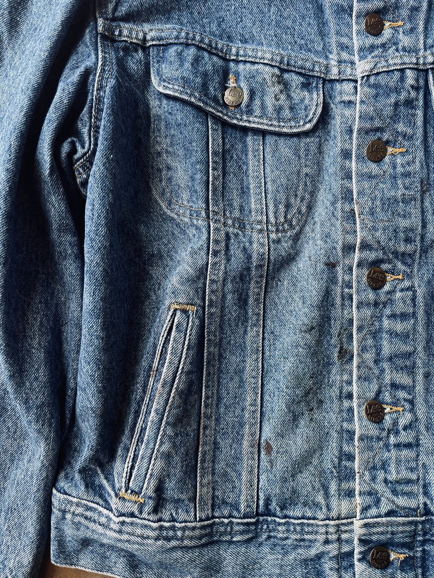 1980’s Lee Denim Jacket | Large