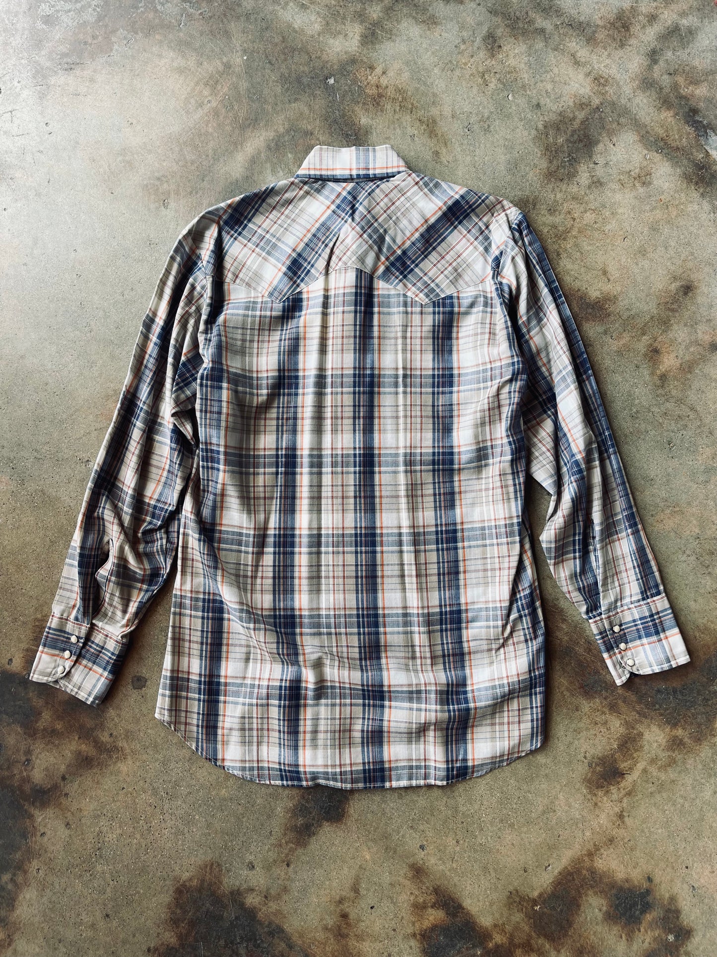 1980’s Levi’s Slim Fit Western Pearl Snap | Medium