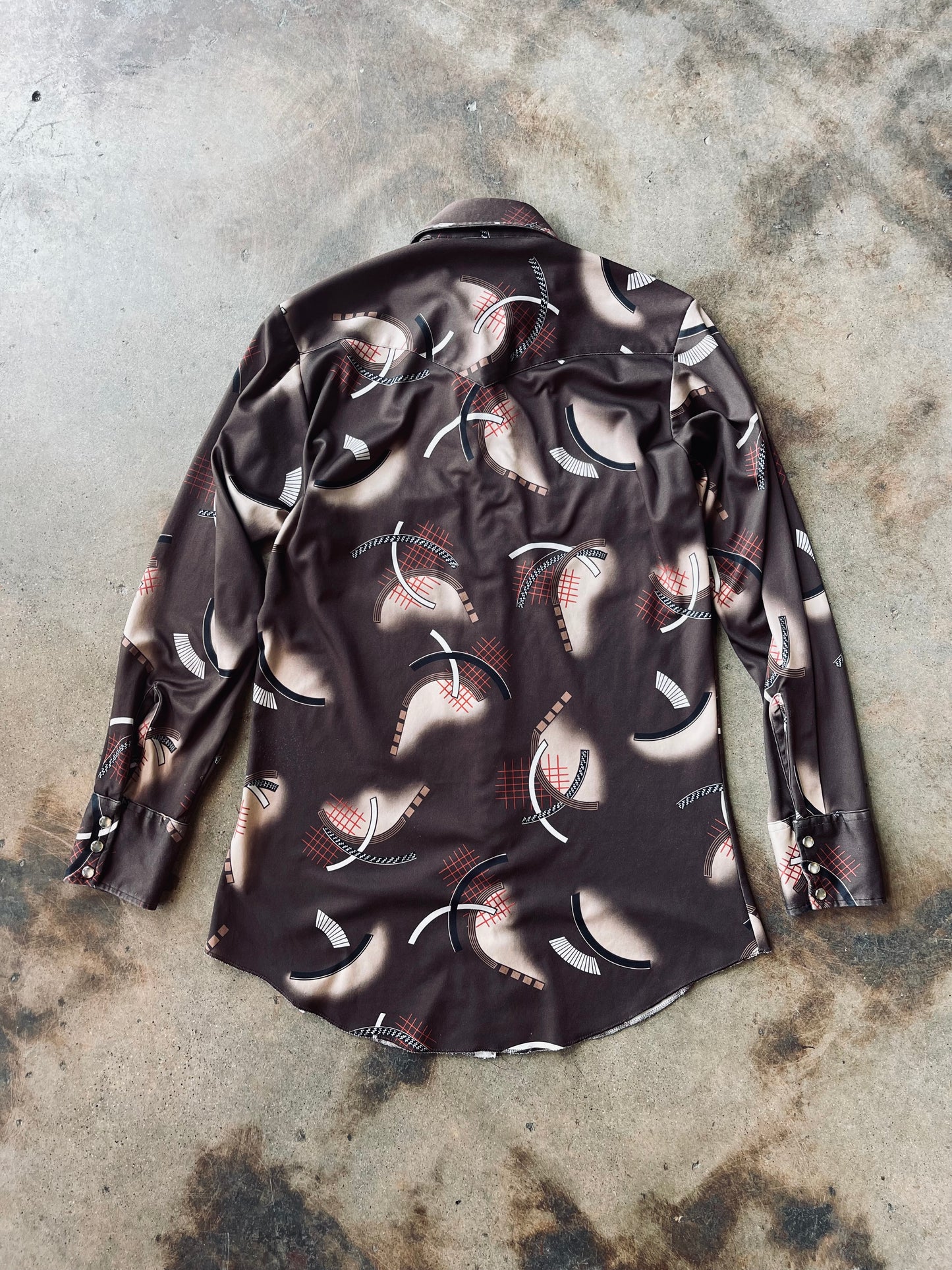 1970’s H Bar C Slim Fit Western Pearl Snap | Medium