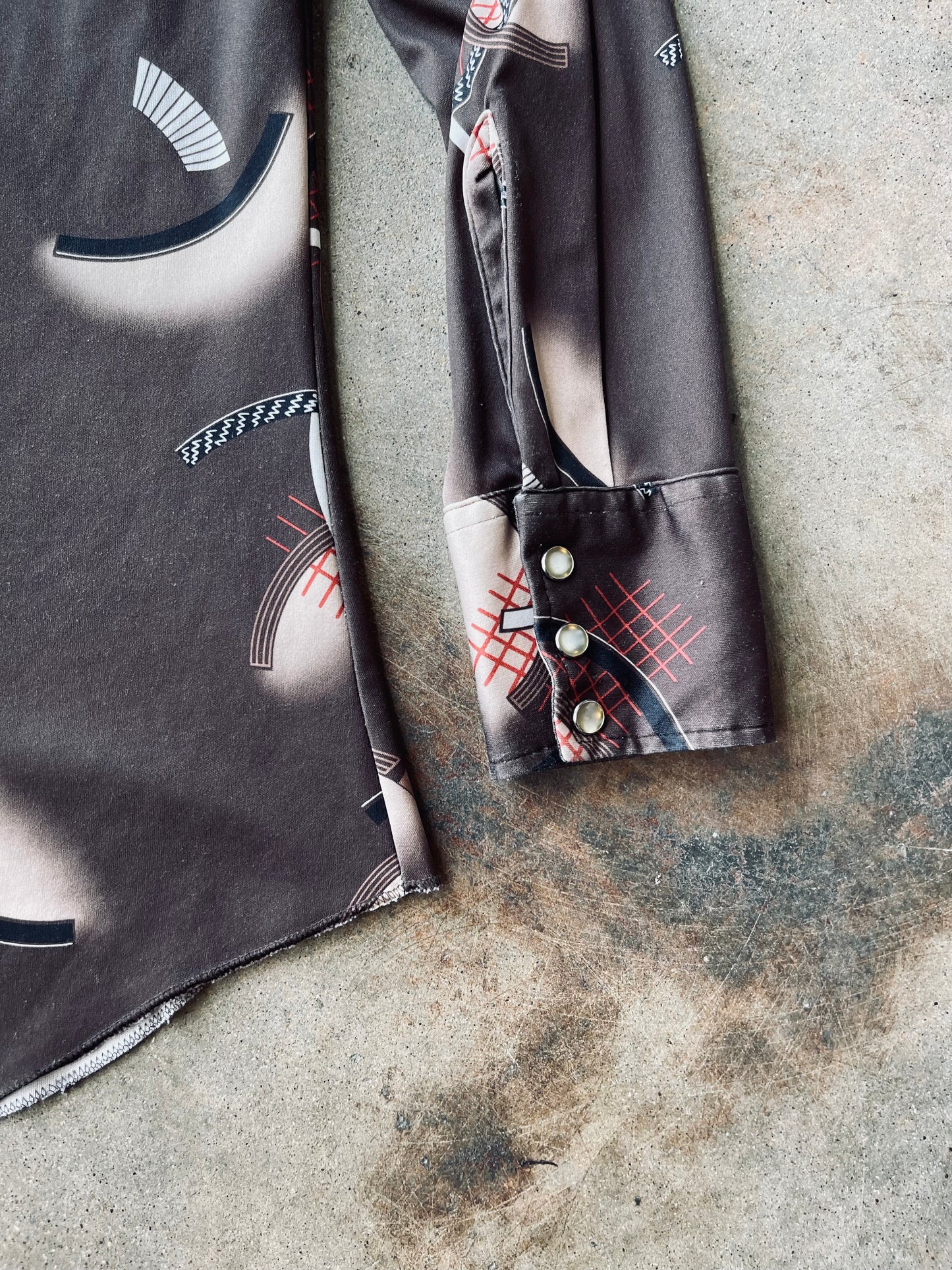 1970’s H Bar C Slim Fit Western Pearl Snap | Medium