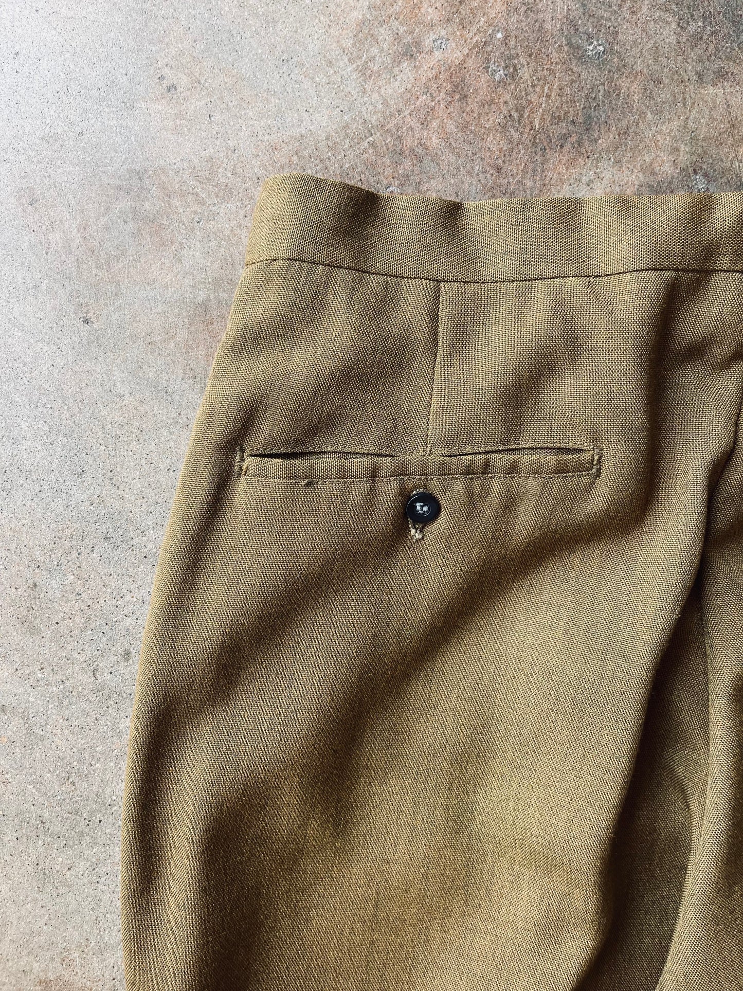 1960’s Sears Perma-Prest Flat Front Trouser | 32X30