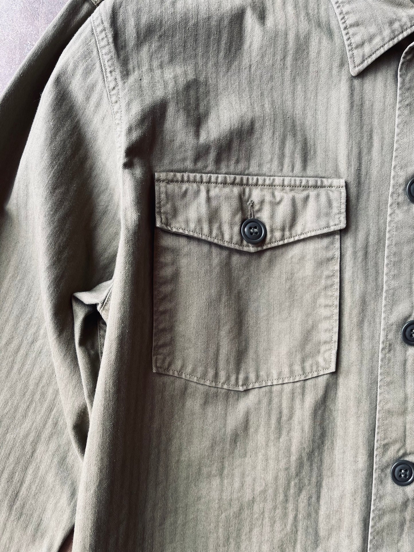 Double RL HBT Military Shirt | X-Large