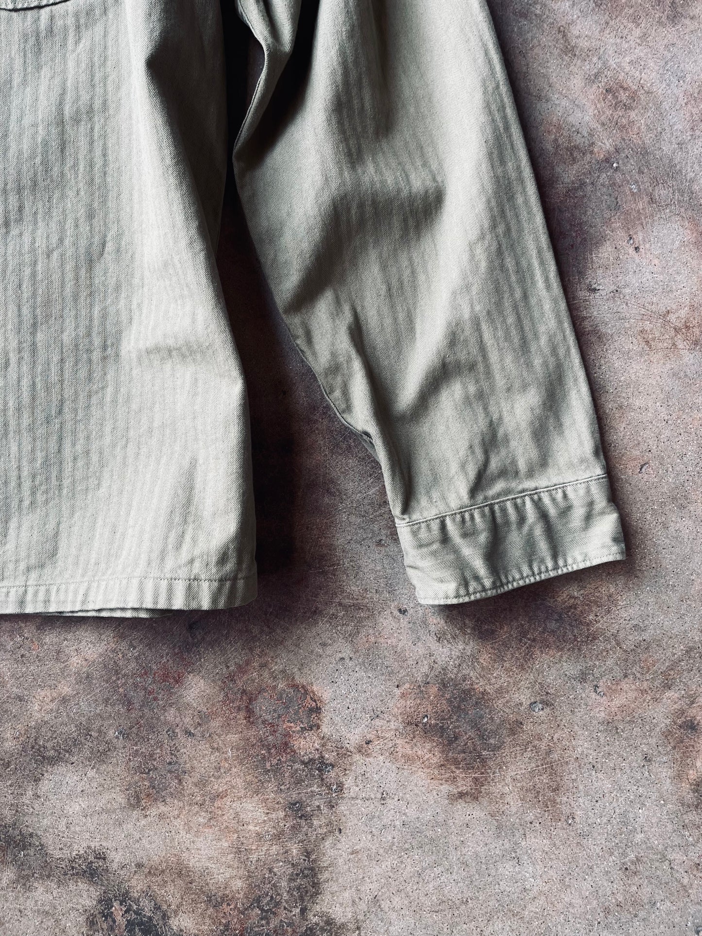 Double RL HBT Military Shirt | X-Large