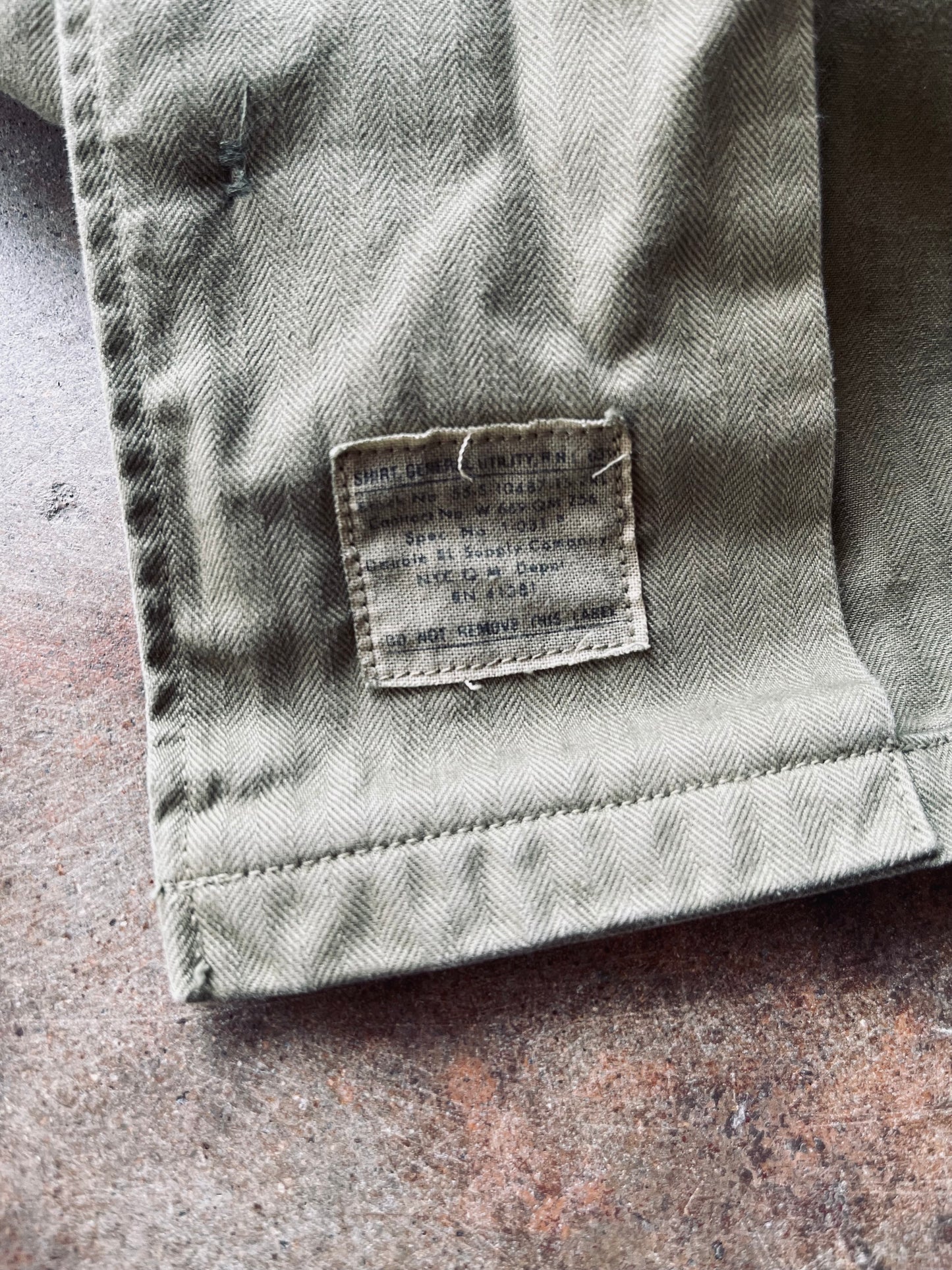 Double RL HBT Military Shirt | X-Large