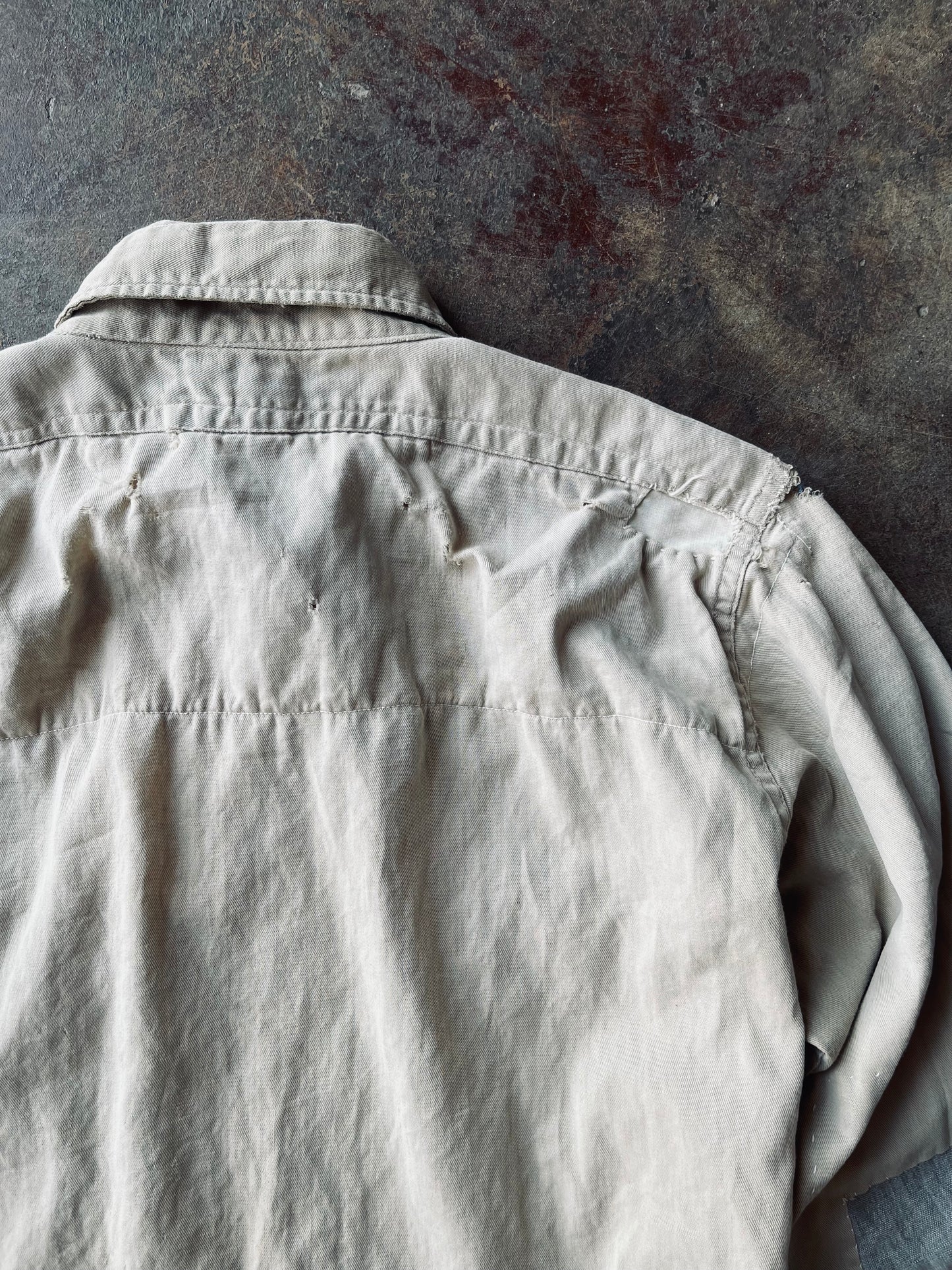 1940’s Workmaster Sanforized Work Shirt | Large