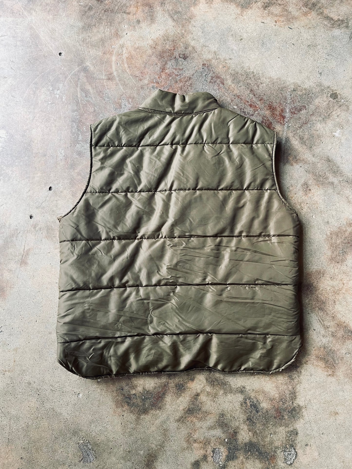 1980’s JC Penney Quilted Vest | X-Large