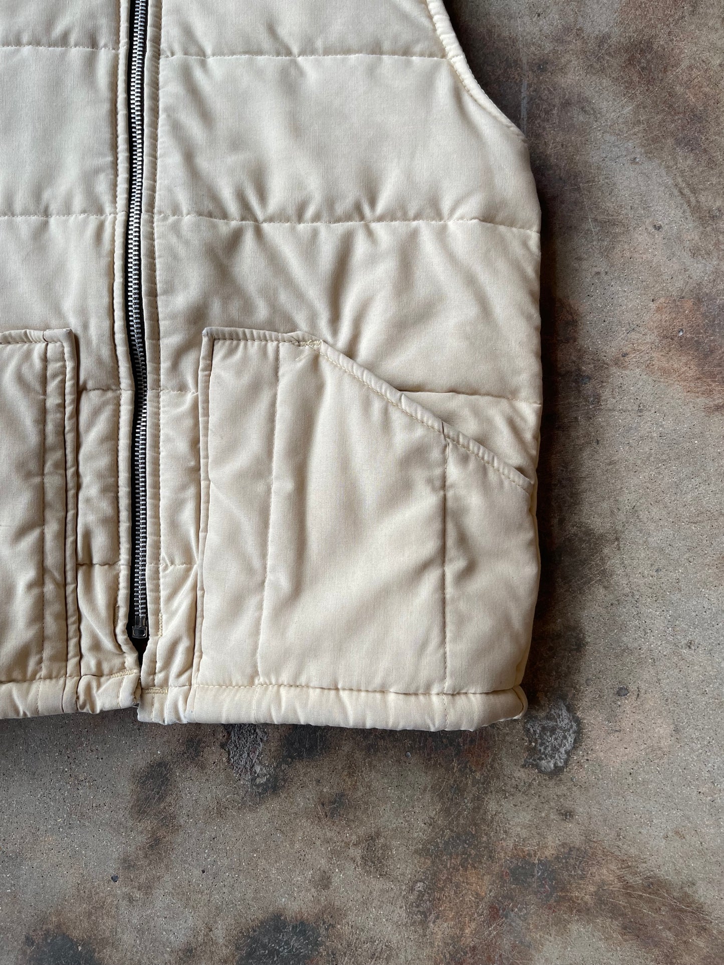 1970’s Tom Cat Quilted Vest | Small