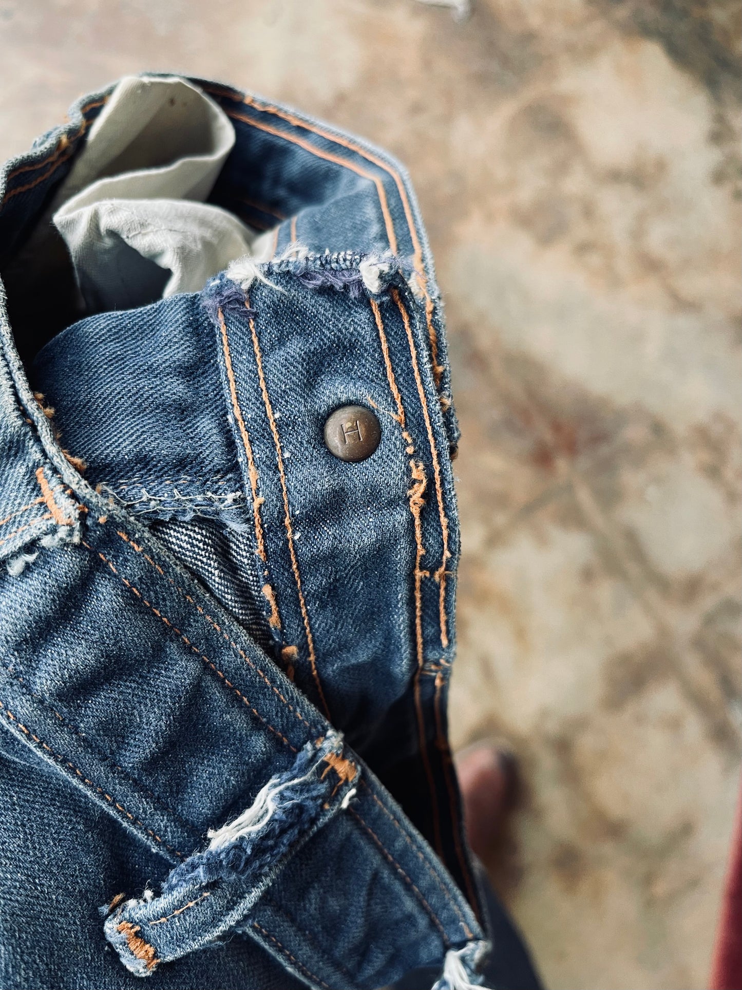 1950’s - 60’s Roebucks Western Selvedge Denim | 29X34