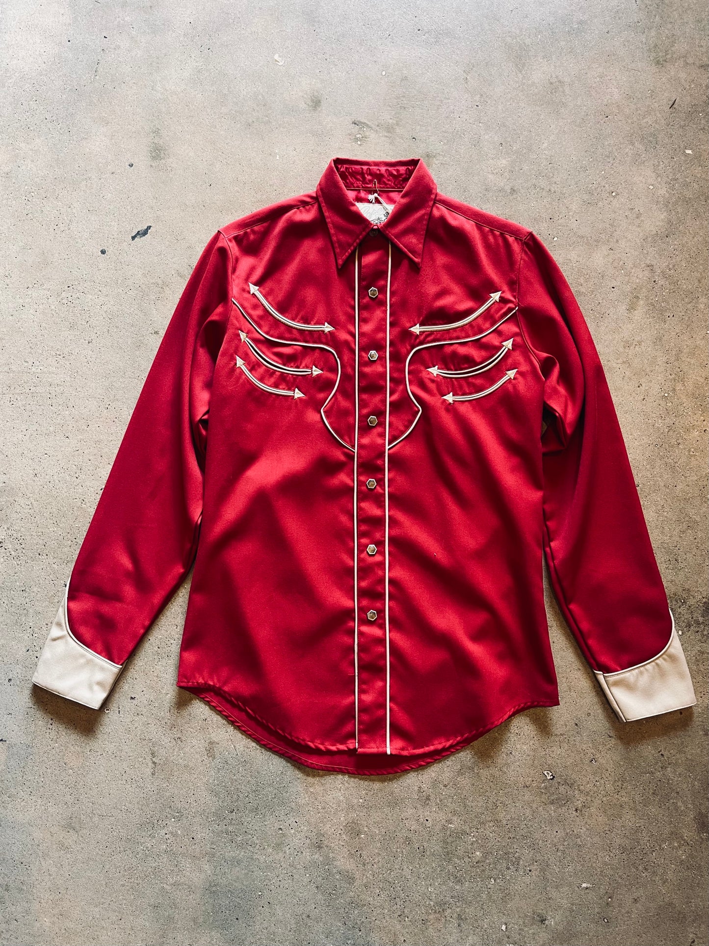 Roper Western Hexagon Pearl Snap Shirt | Medium