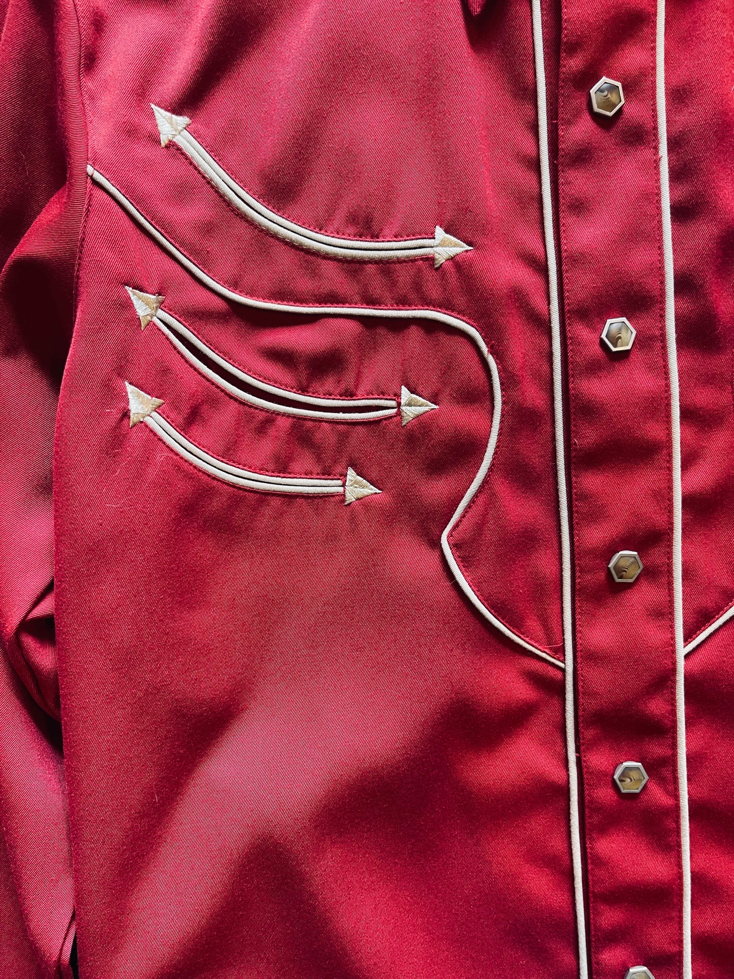 Roper Western Hexagon Pearl Snap Shirt | Medium