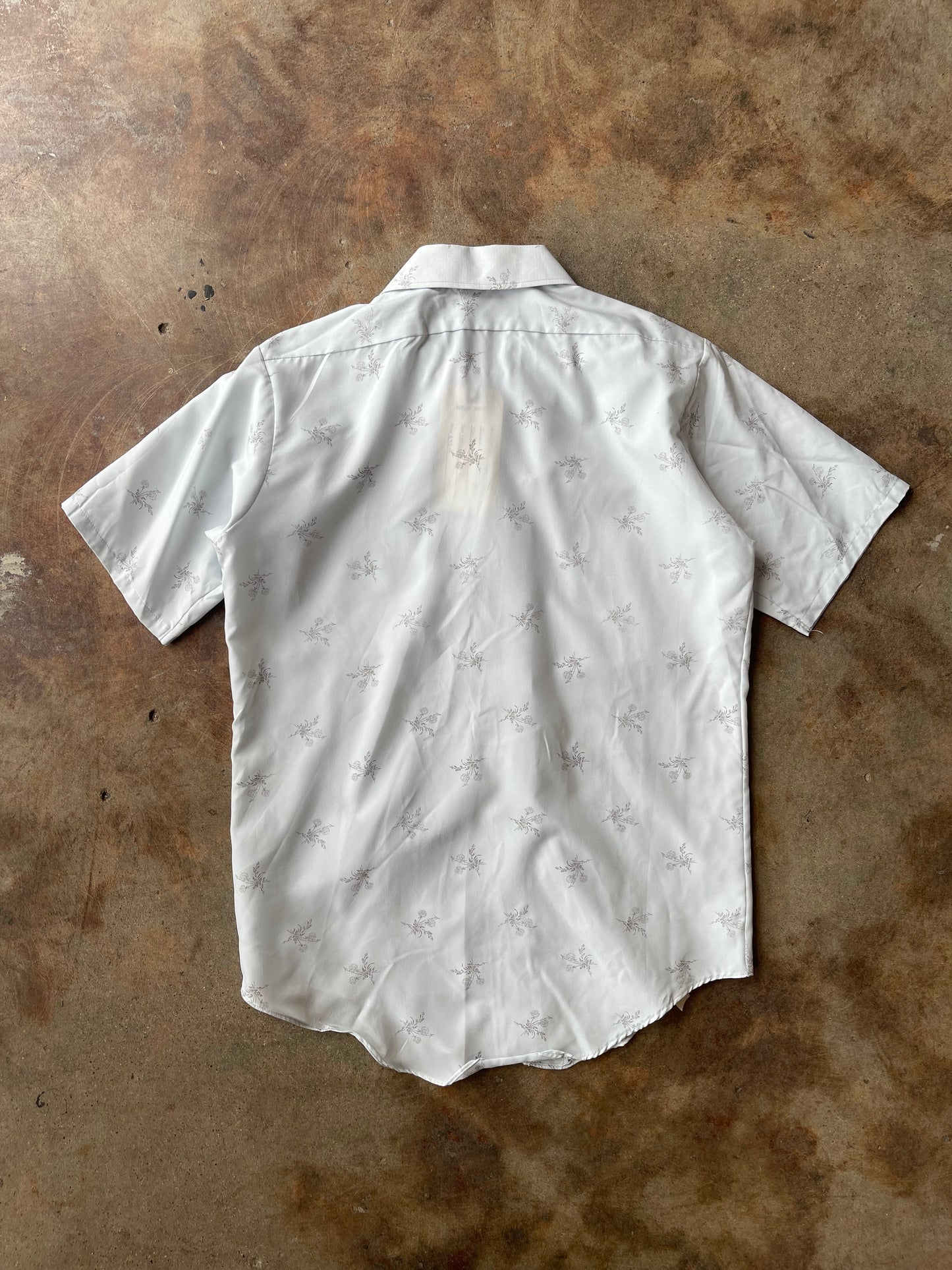 1970’s Van Heusen Floral Print Shirt | Medium