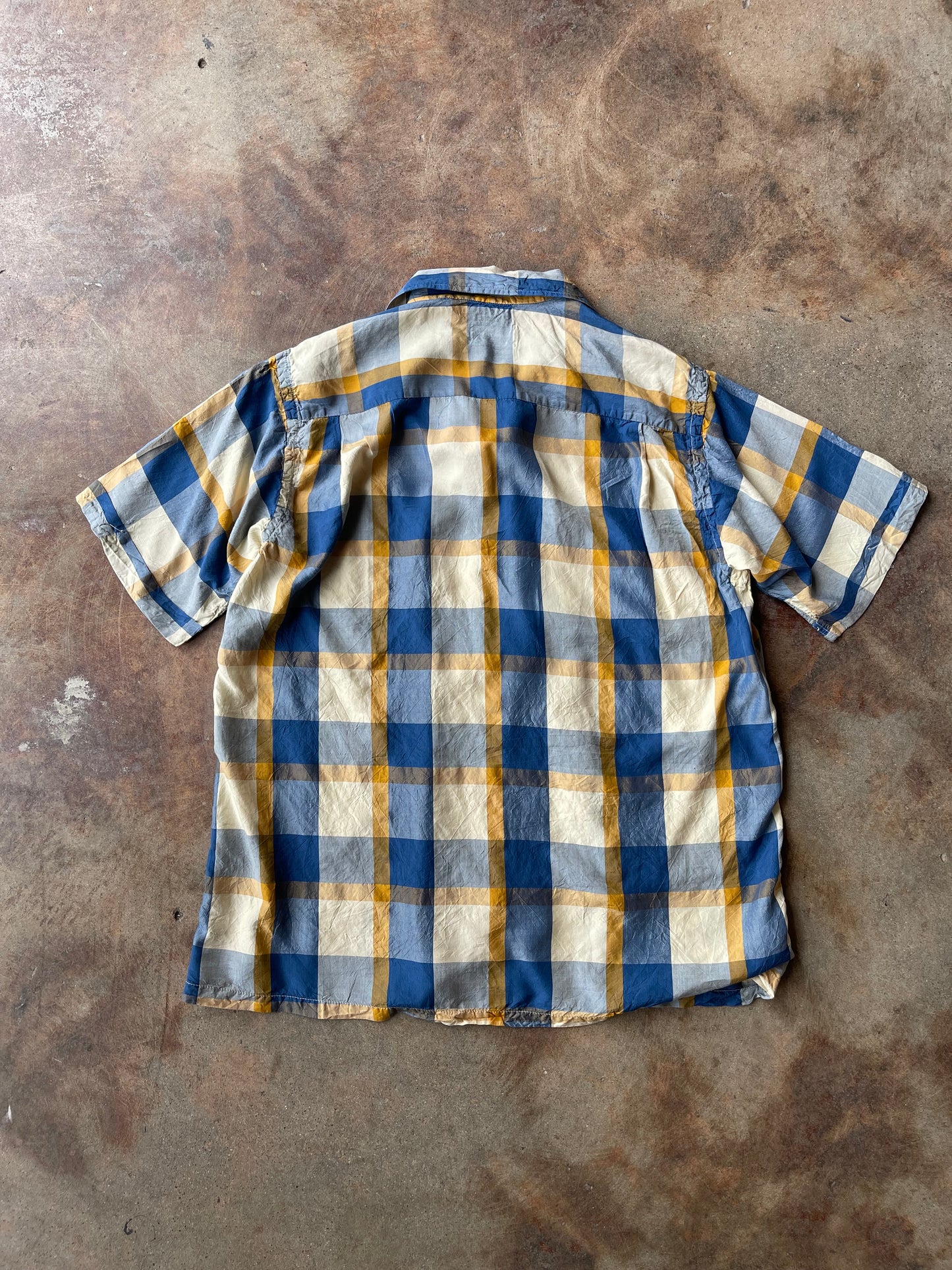 1950’s Sirs London Shop Plaid Shirt | Medium