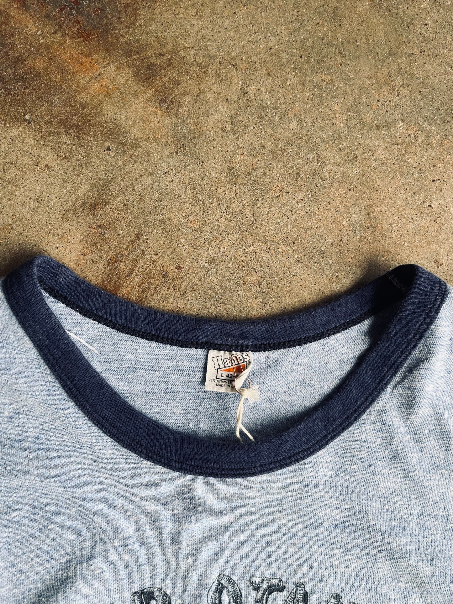 1970’s Hanes Camp Otanya Ringer Tee | Large