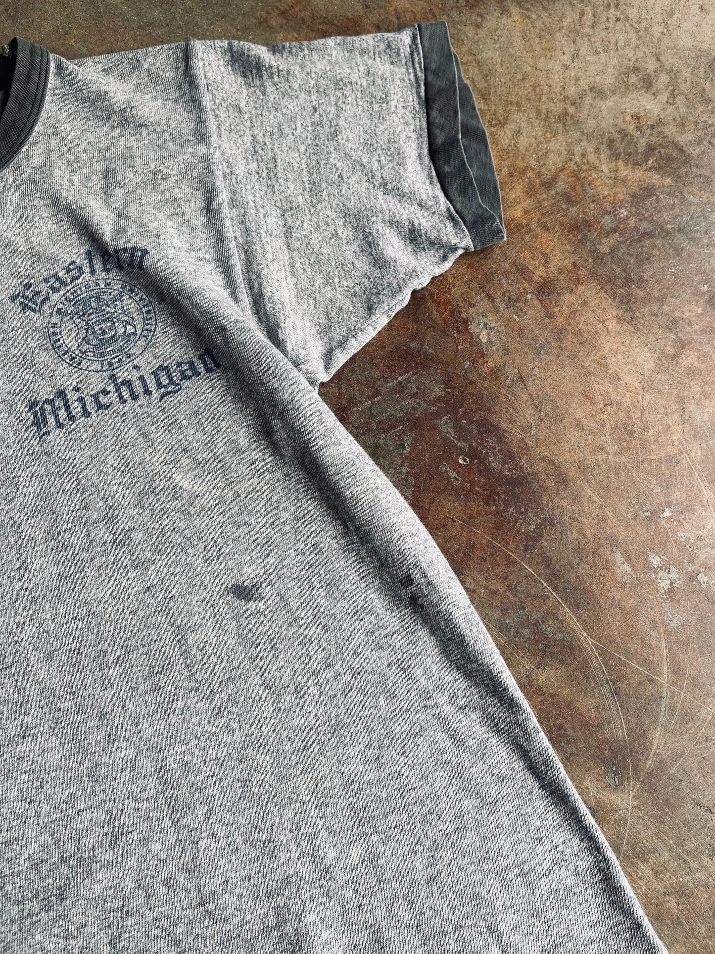 1960’s Champion Eastern Michigan Ringer Tee | X-Small