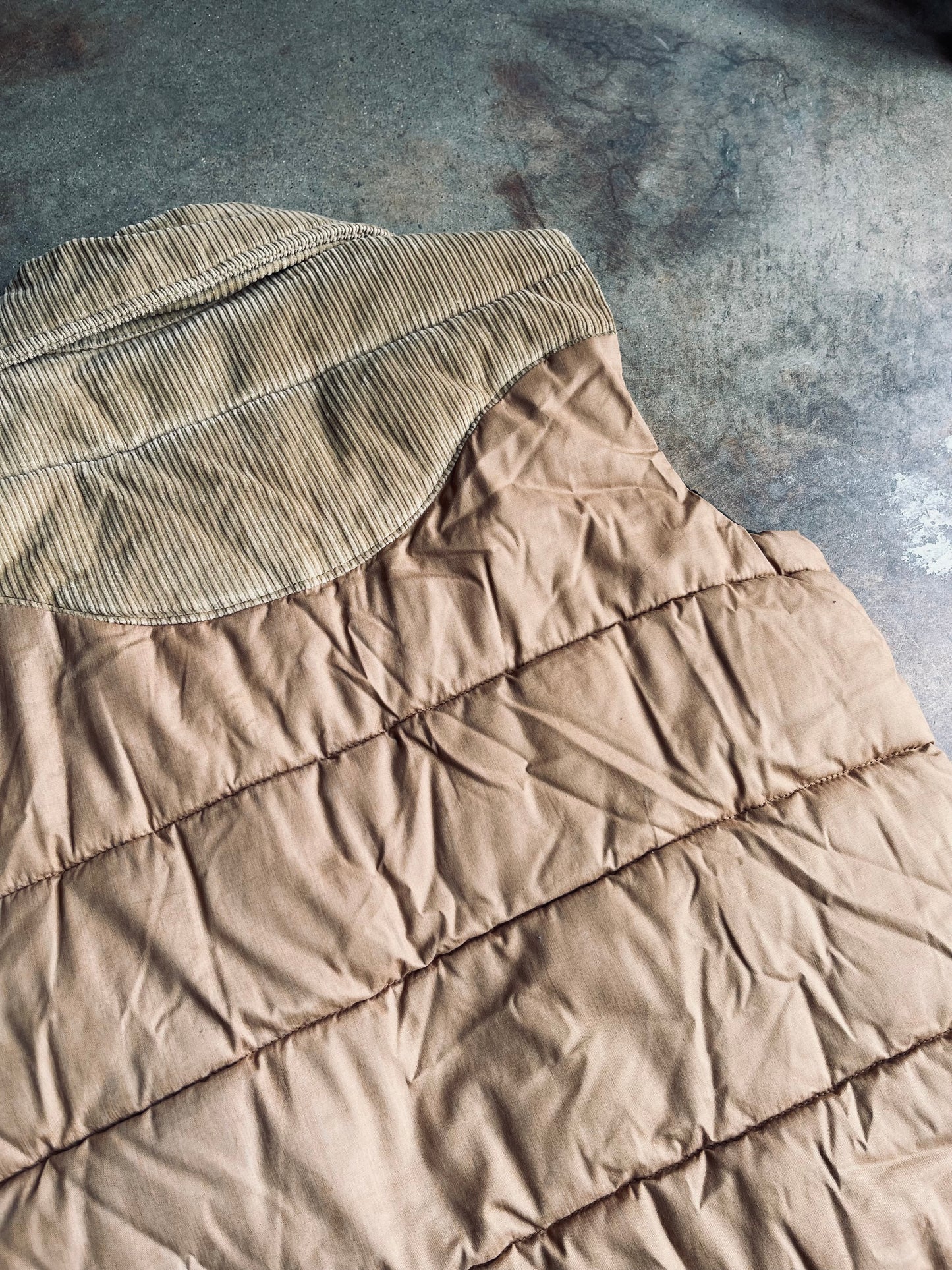 1970’s Black Sheep Western Yolk Quilted Vest | Large