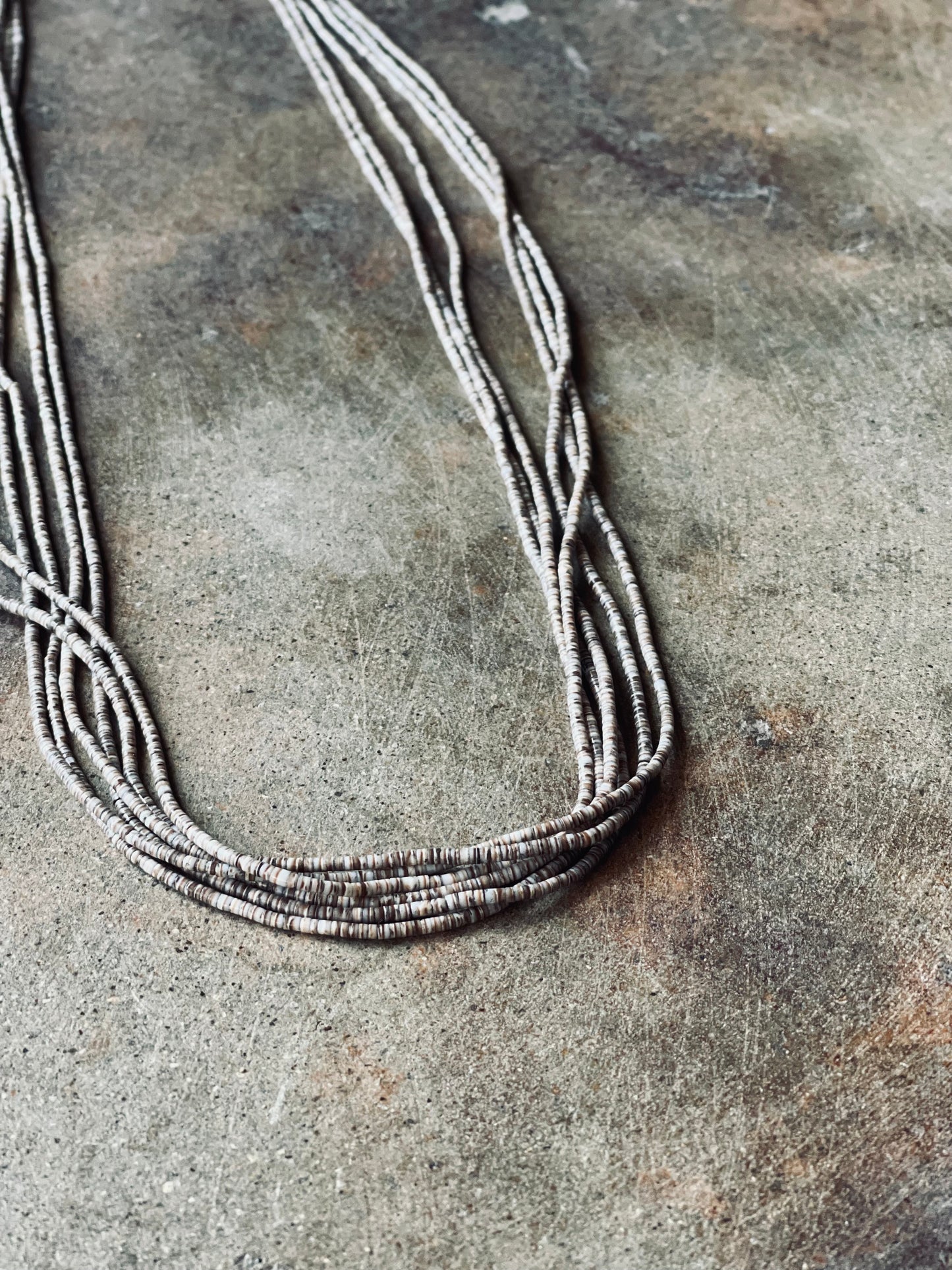 1940’s 6-Strand Heishi Necklace