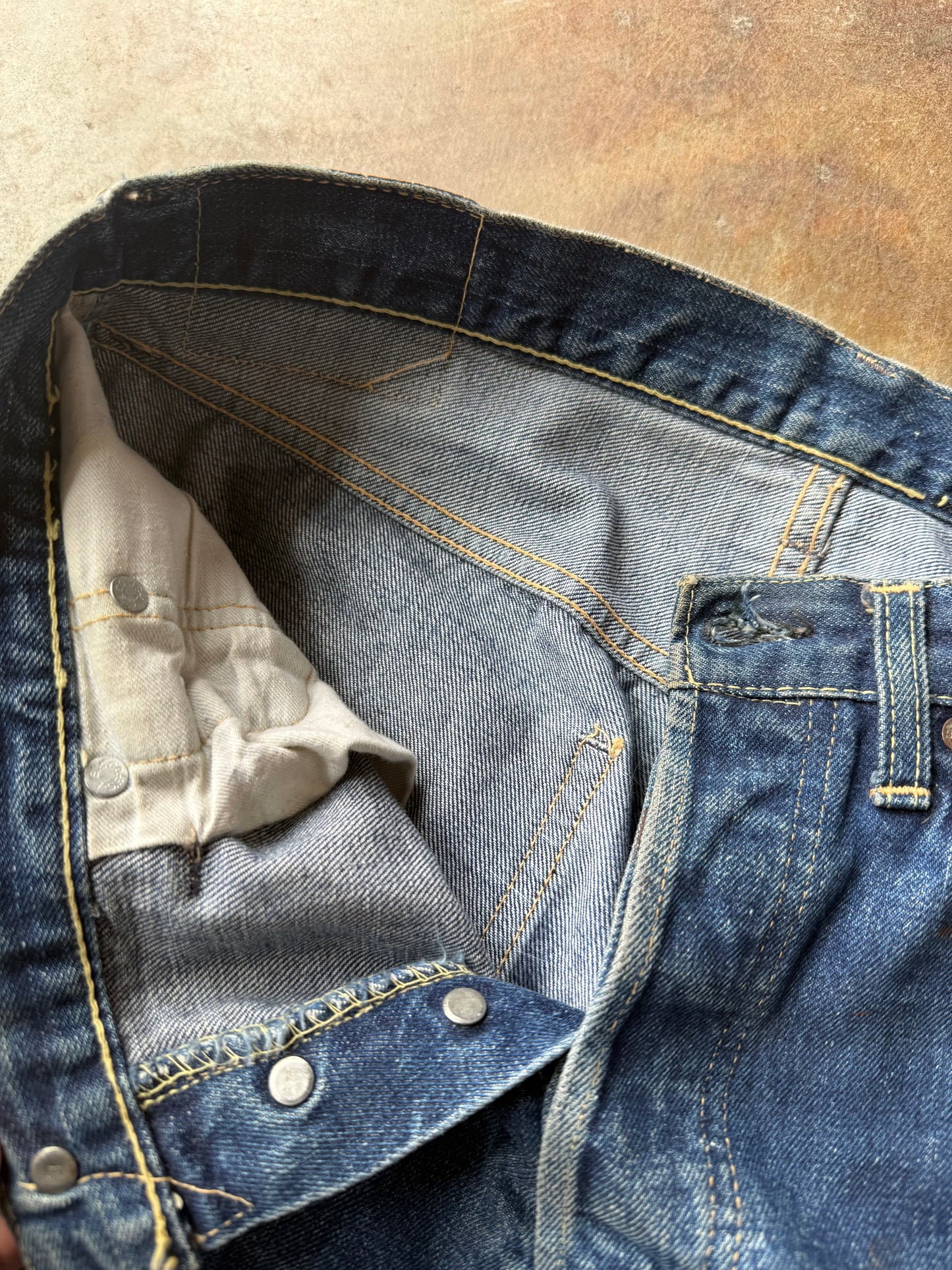 1950’s-60’s Levi’s 501 Button Fly Denim | 34X34