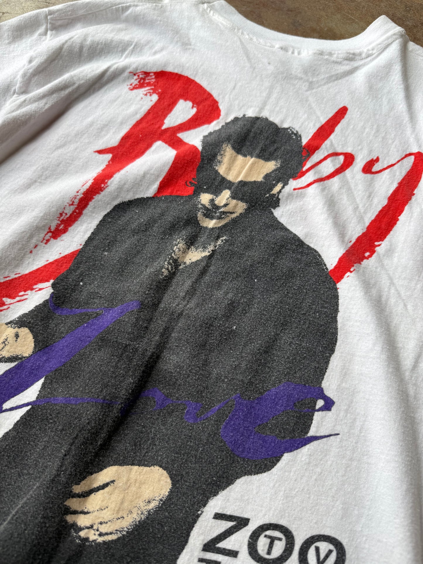 1990’s U2 Achtung Baby Zoo TV Tour Tee |X-Large