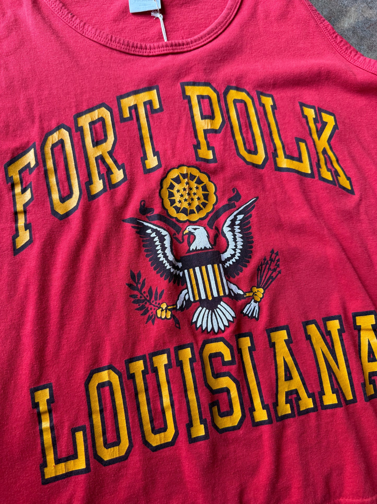 Vintage Josten’s Fort Polk Louisiana Tank | Medium
