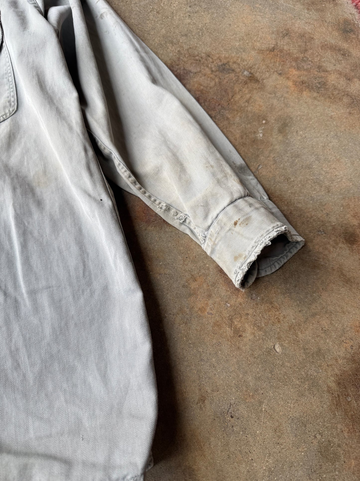 1940’s Ole Honesty Twill Work Shirt | Small