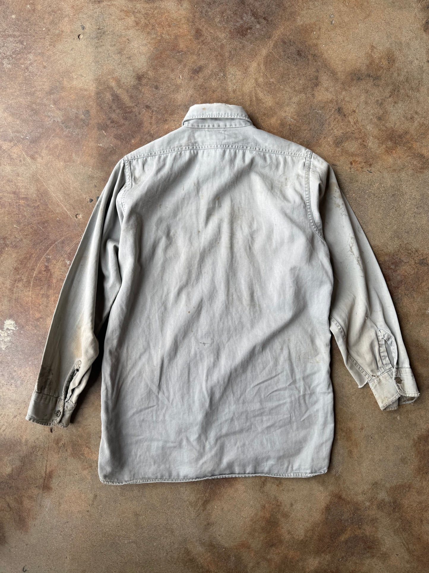 1940’s Ole Honesty Twill Work Shirt | Small