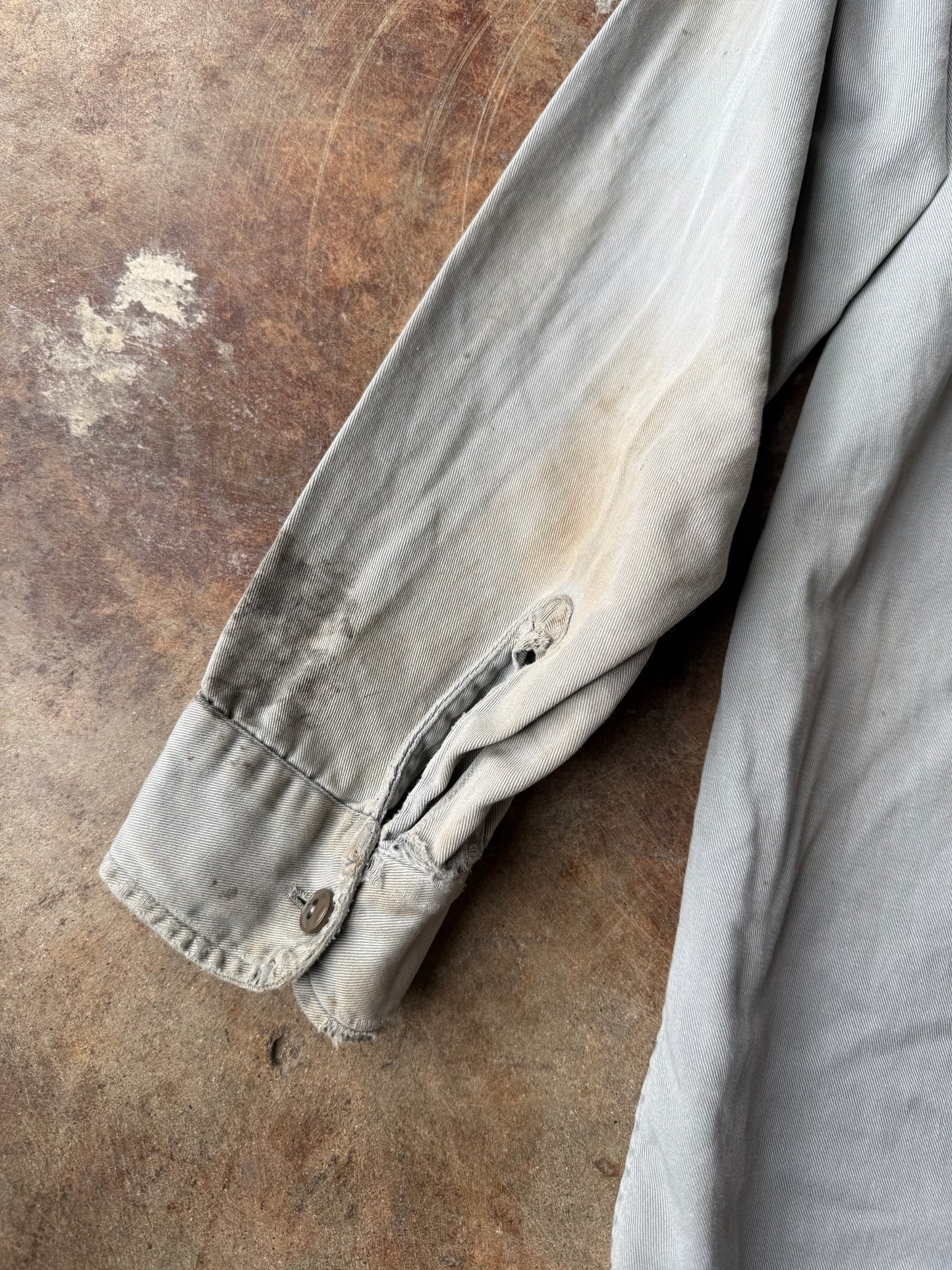 1940’s Ole Honesty Twill Work Shirt | Small
