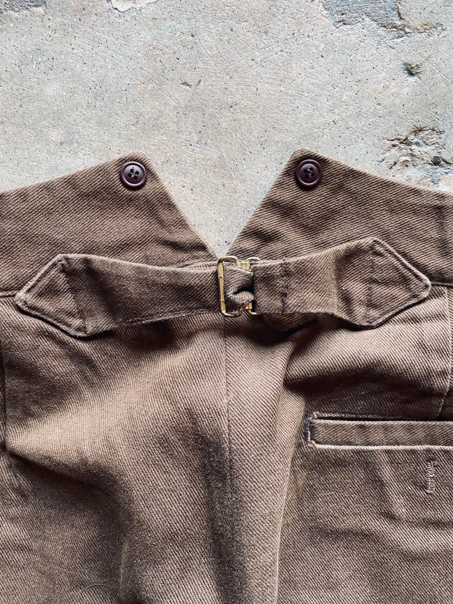 Vintage High Waist Workwear Trousers