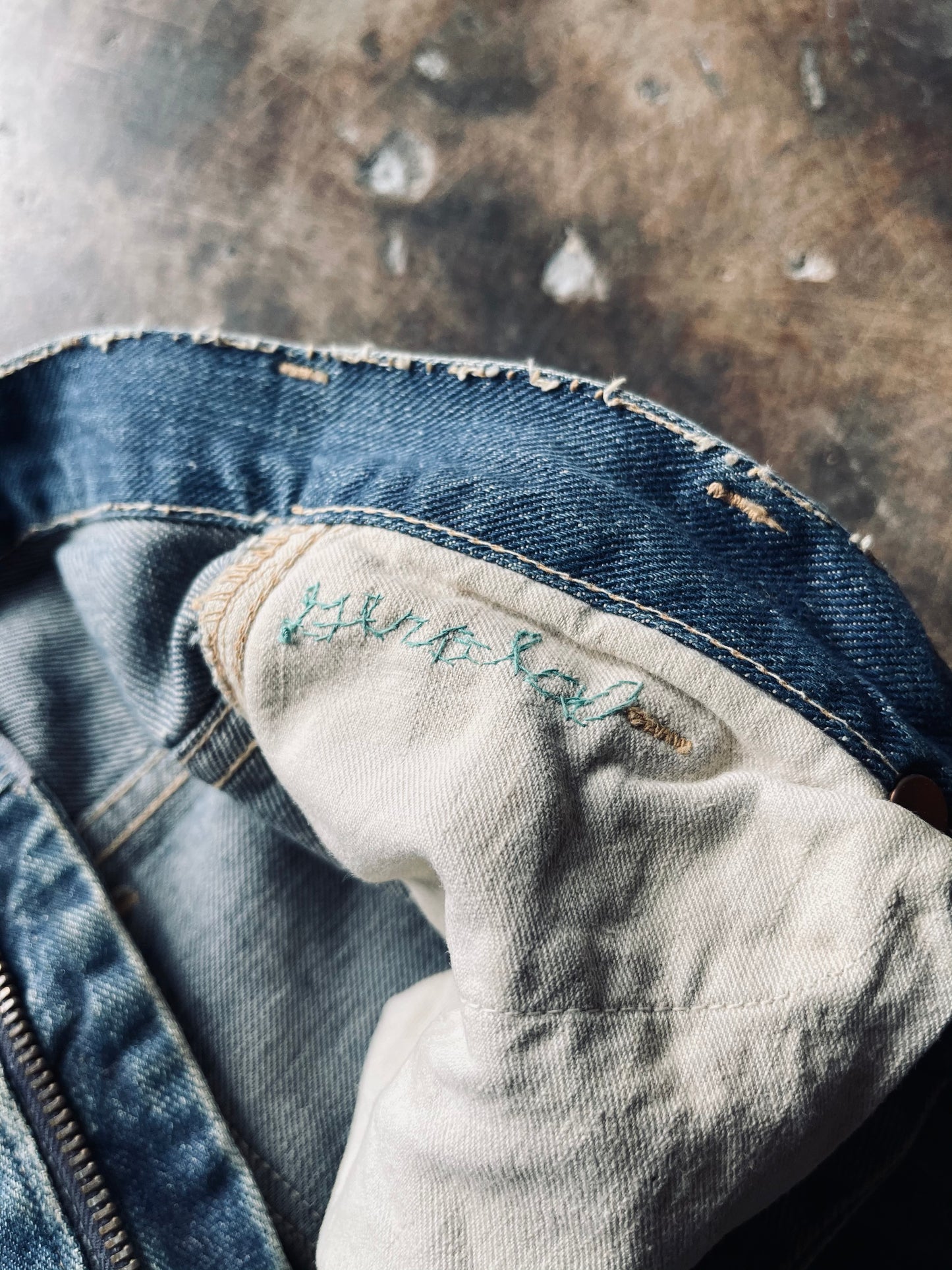 1940s/50s Cowhide Brand Selvedge Denim