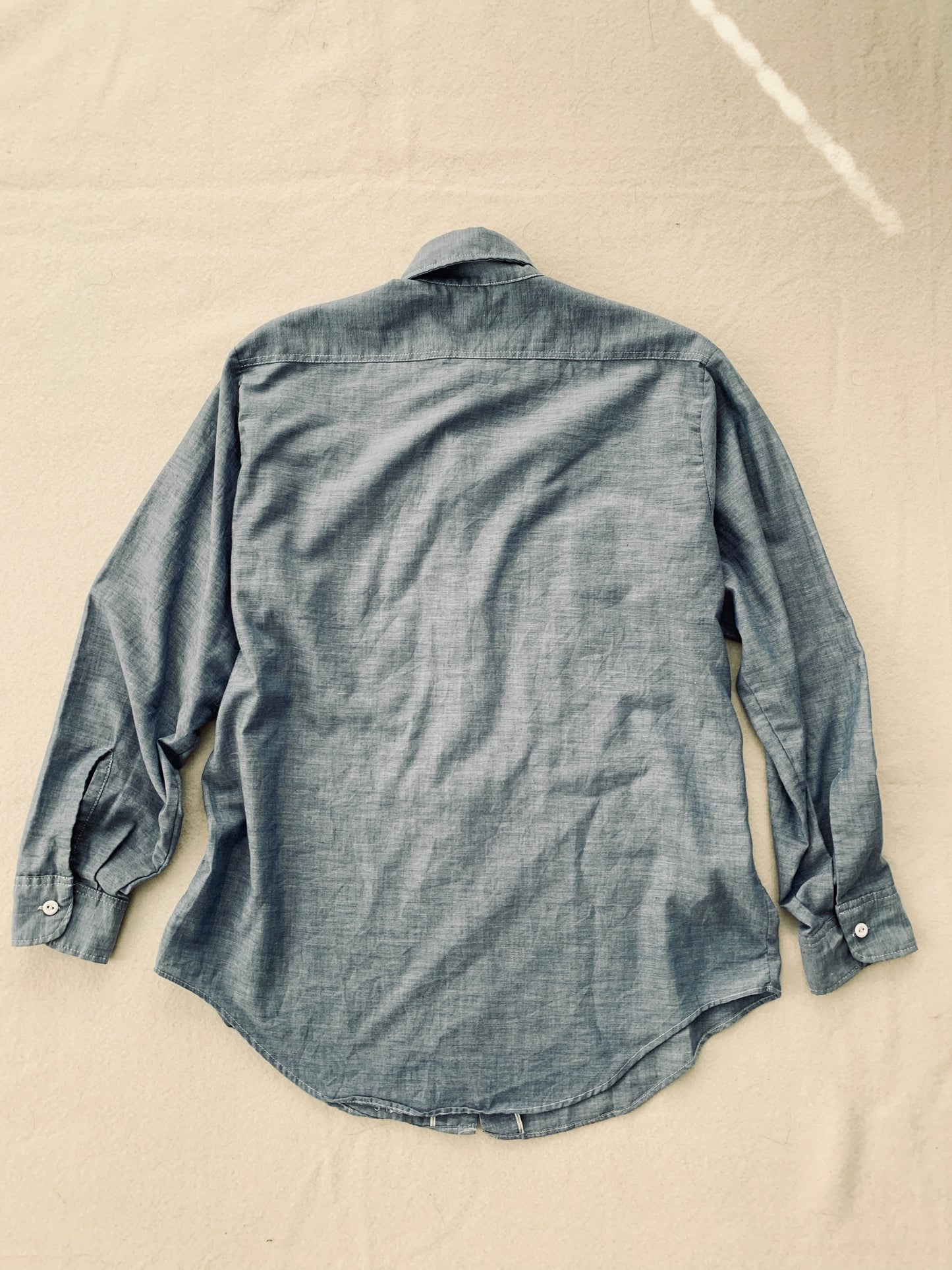 1960’s JCPenny “Big Mac” Selvedge Chambray Shirt | Large